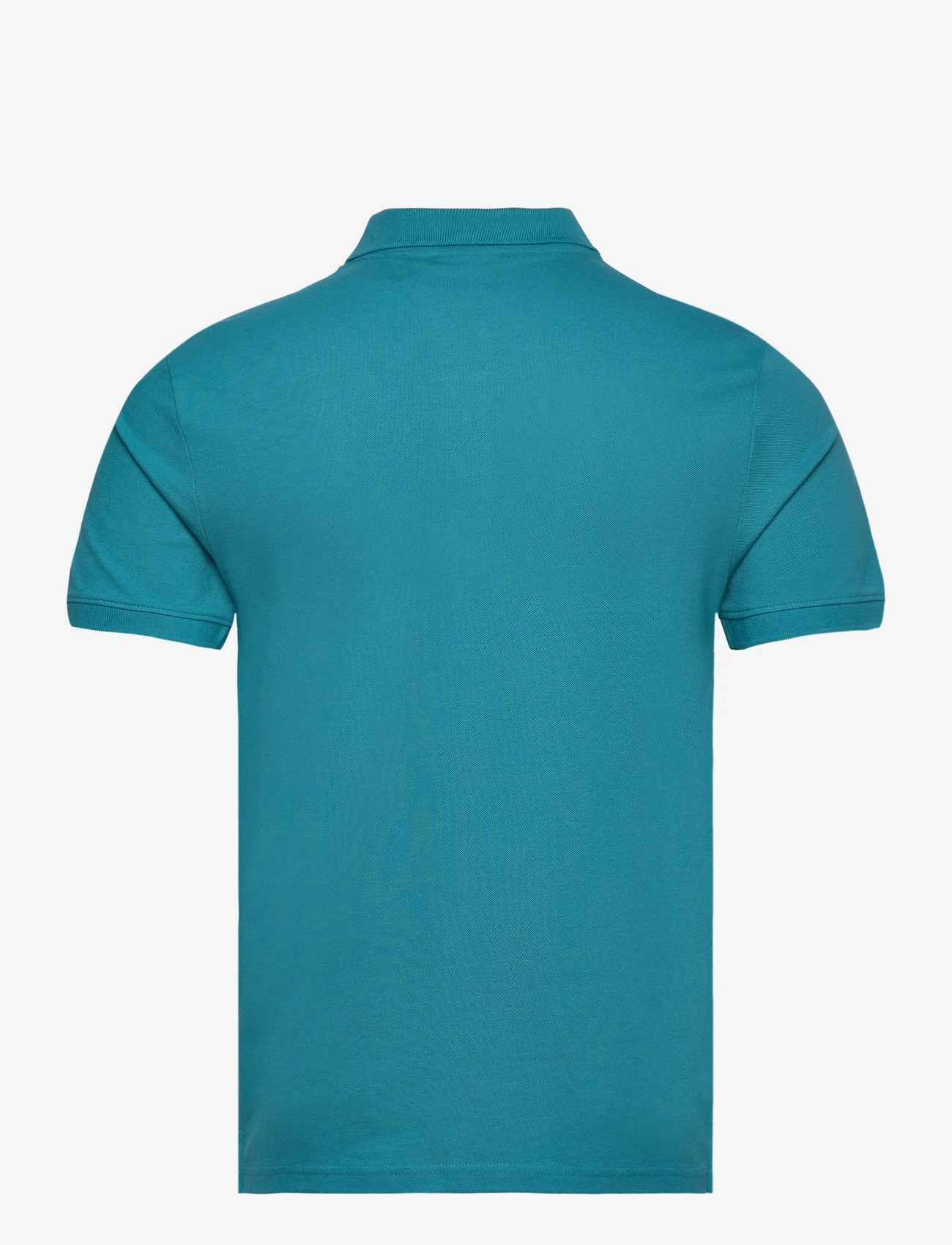 Lyle & Scott - Plain Polo Shirt - kortærmede poloer - x293 leisure blue - 1