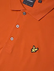 Lyle & Scott - Plain Polo Shirt - kortærmede poloer - x298 tangerine tango - 2