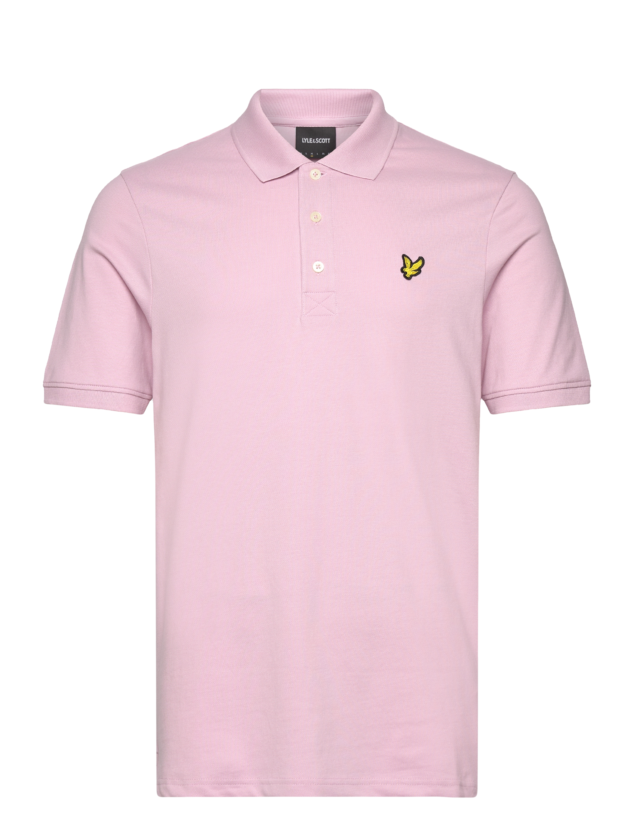 Lyle & Scott - Plain Polo Shirt - kortärmade pikéer - x574 pink light - 1