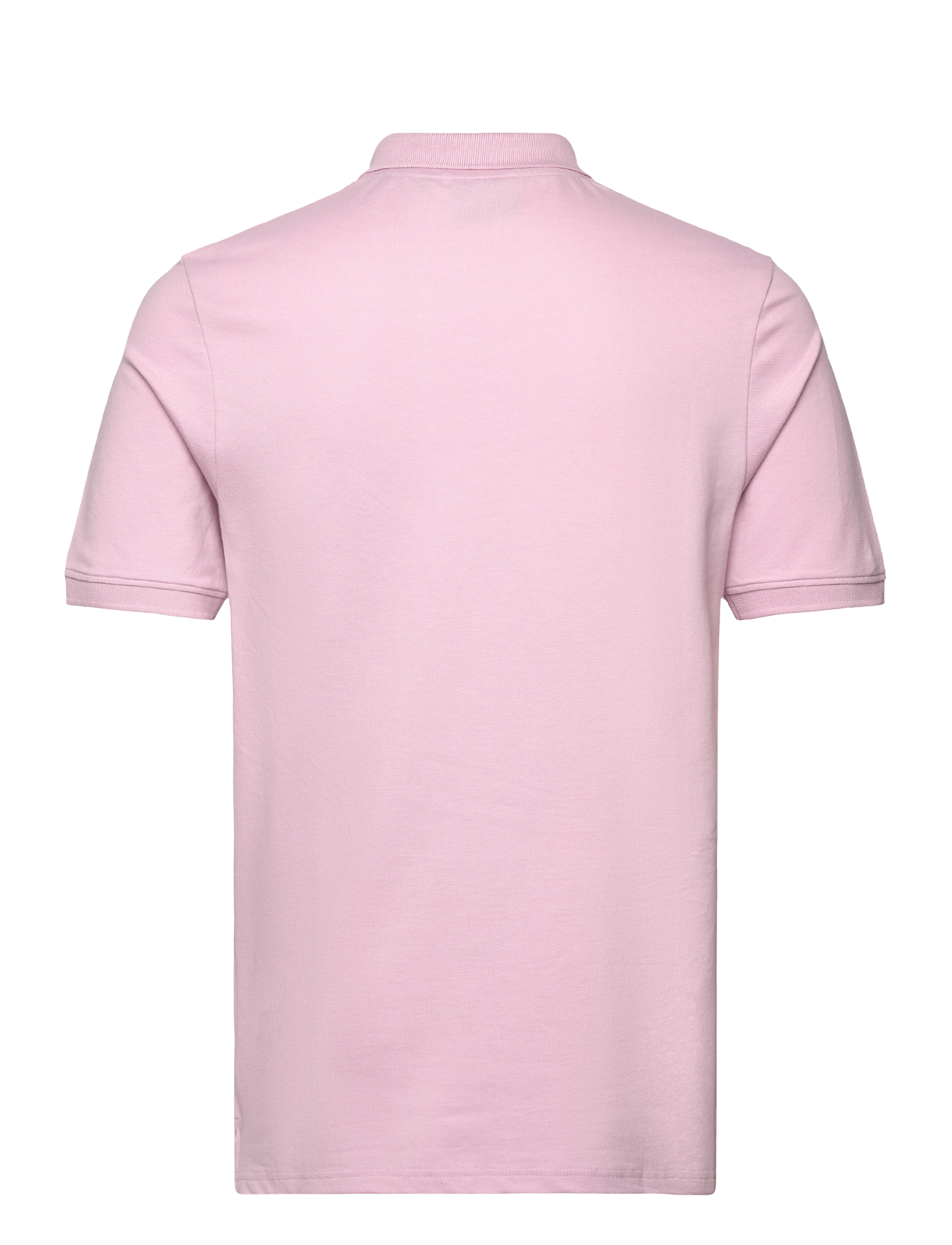 Lyle & Scott - Plain Polo Shirt - kortärmade pikéer - x574 pink light - 2
