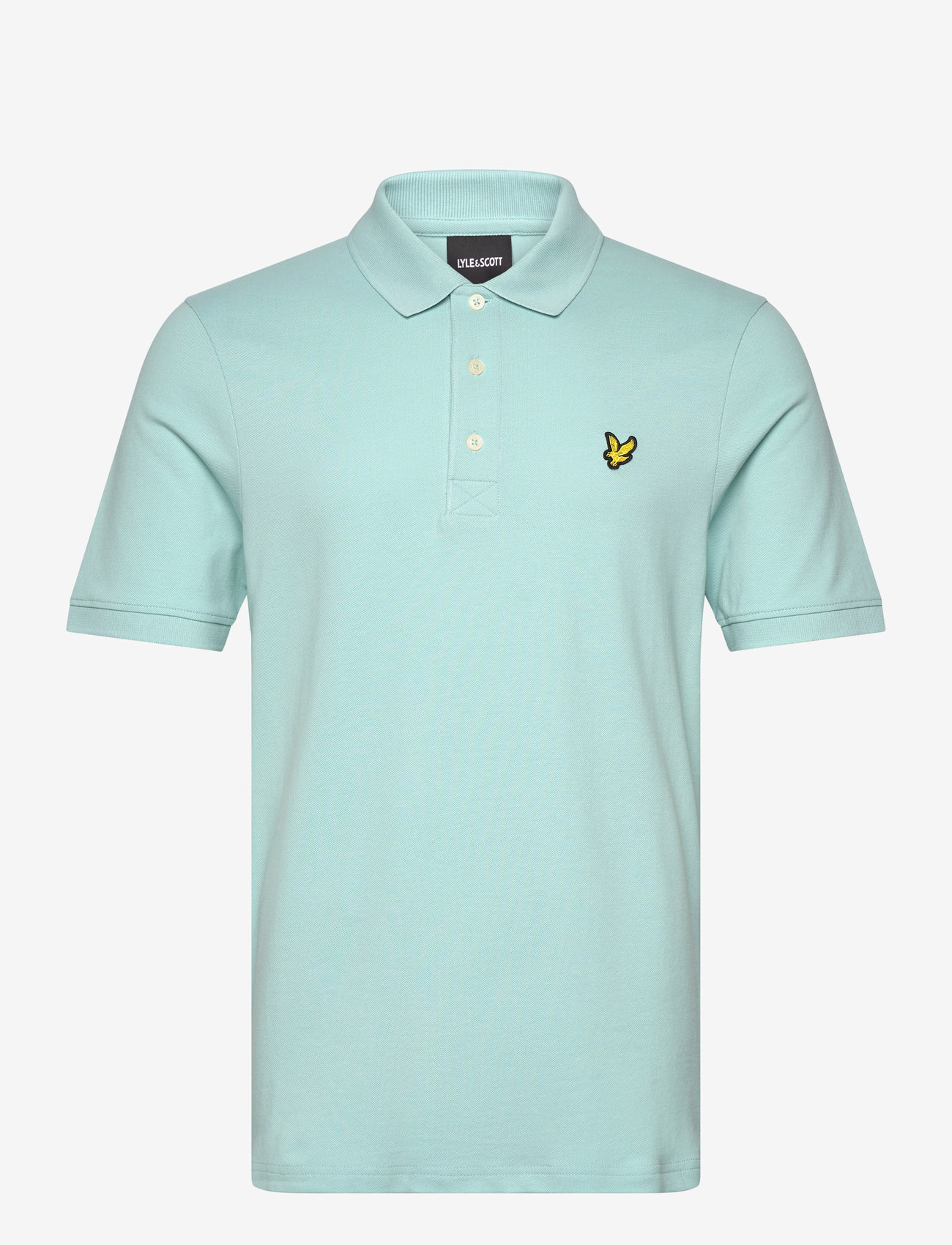 Lyle & Scott - Plain Polo Shirt - kortærmede poloer - x580 future blue - 1