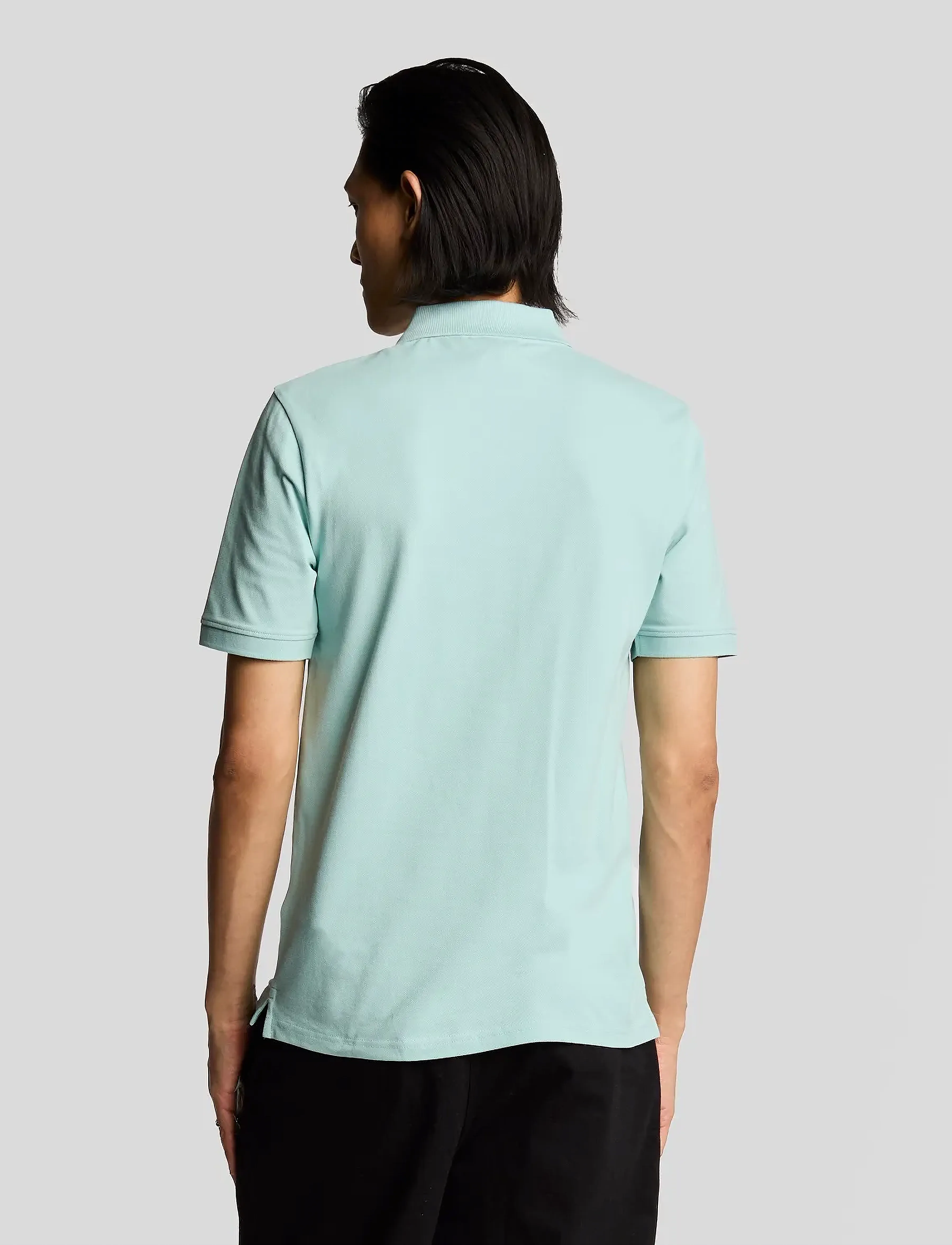 Lyle & Scott - Plain Polo Shirt - kortærmede poloer - x580 future blue - 3