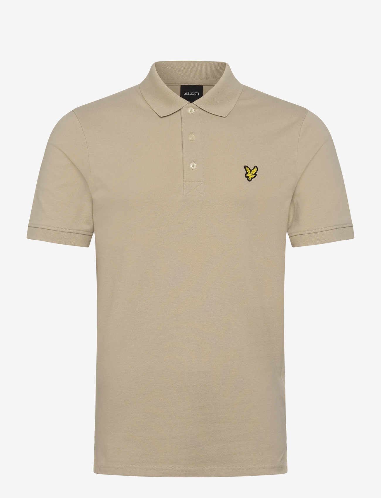 Lyle & Scott - Plain Polo Shirt - kortärmade pikéer - x865 grey taupe - 1