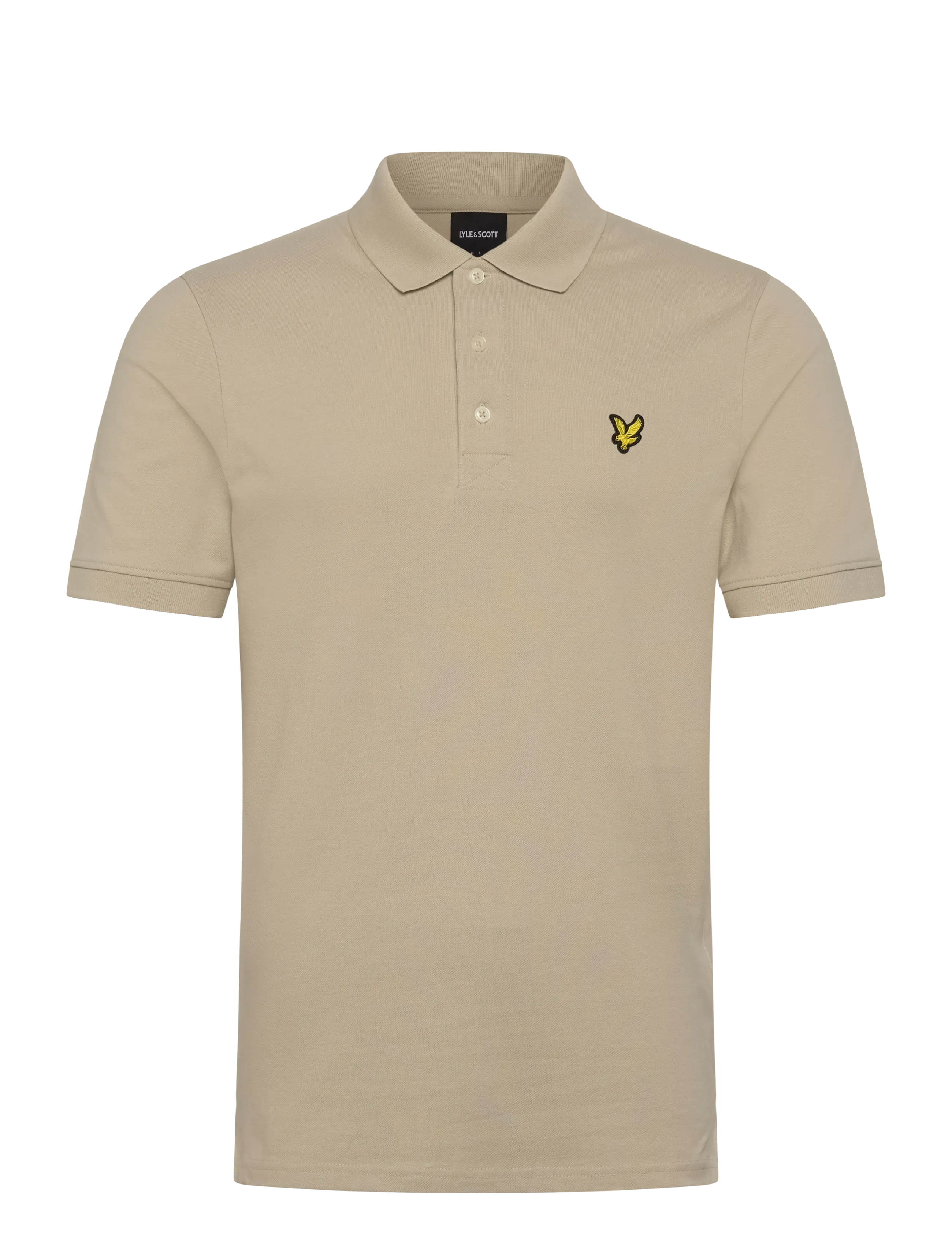 Lyle & Scott Plain Polo Shirt - Clothing - X865 GREY TAUPE / beige