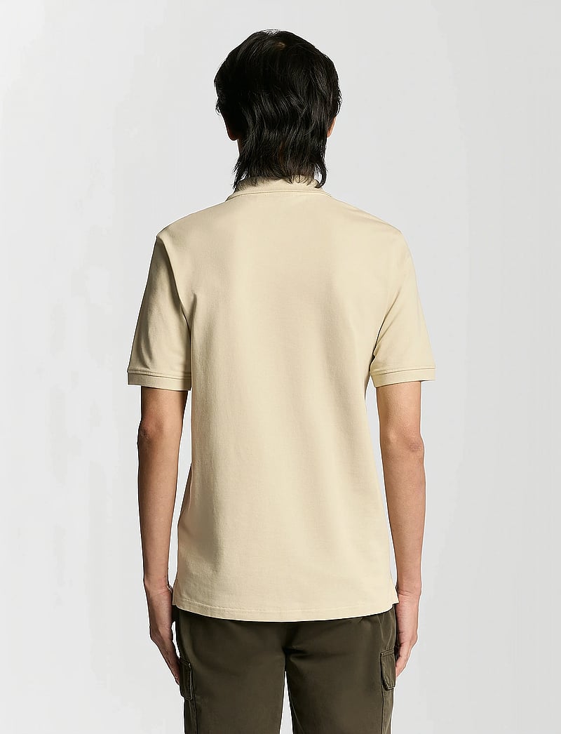 Lyle & Scott - Plain Polo Shirt - kortärmade pikéer - x865 grey taupe - 3