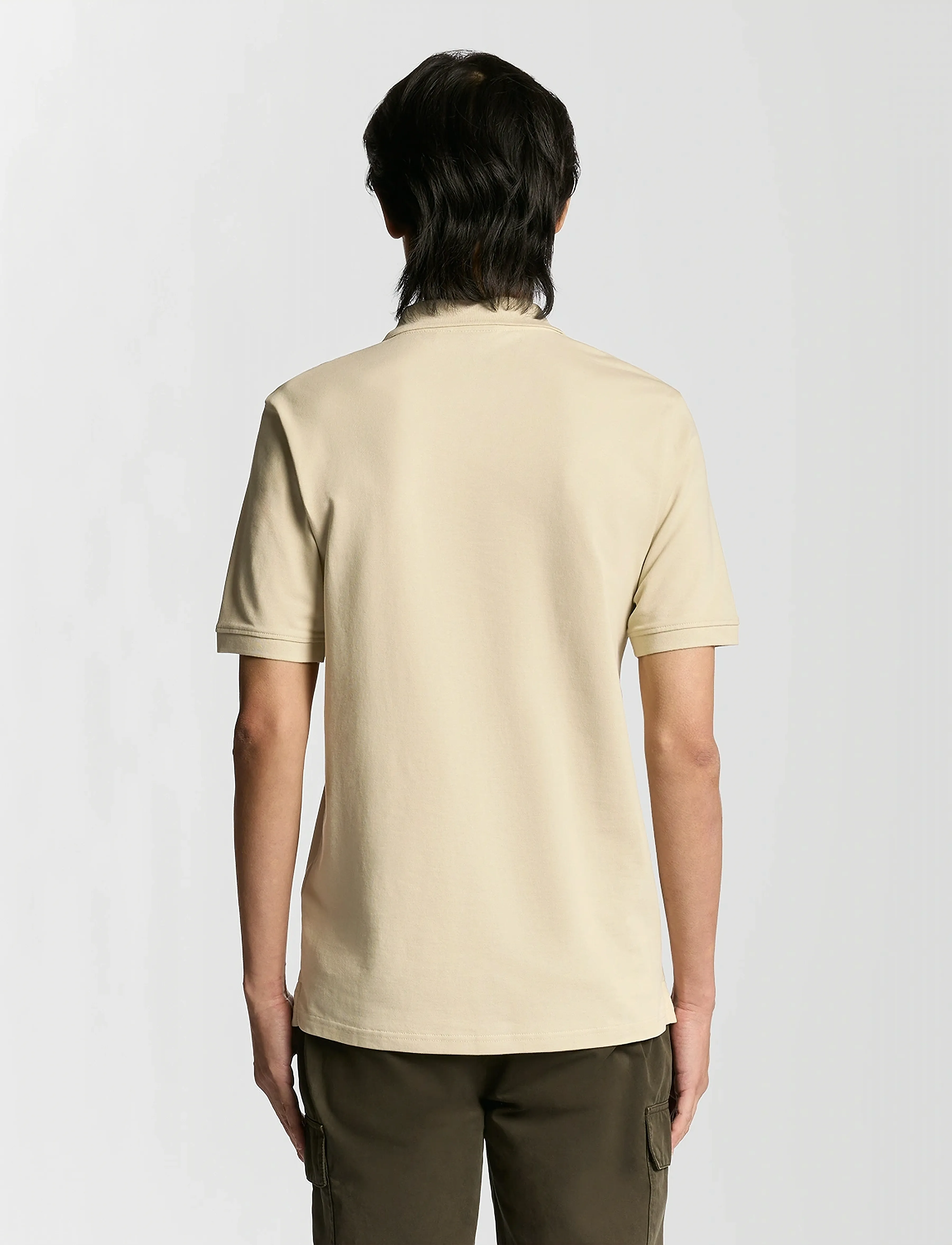 Lyle & Scott - Plain Polo Shirt - kortærmede poloer - x865 grey taupe - 3