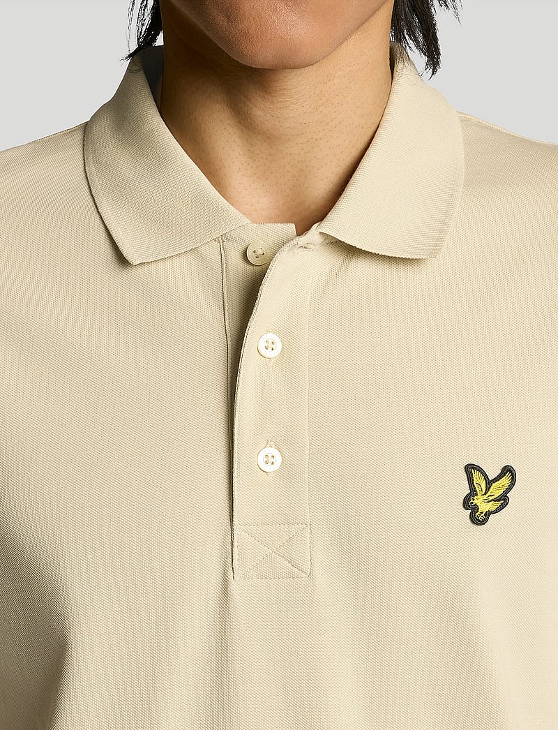 Lyle & Scott - Plain Polo Shirt - kortärmade pikéer - x865 grey taupe - 5
