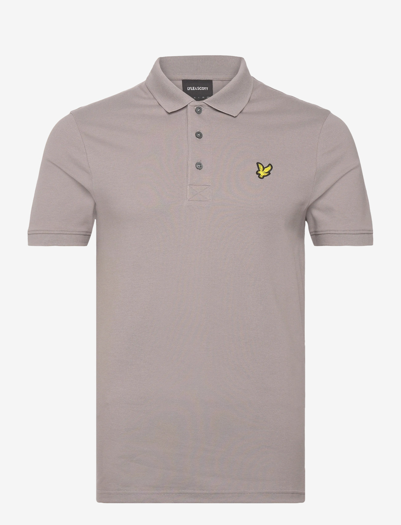 Lyle & Scott - Plain Polo Shirt - lyhythihaiset - y043 gull grey - 0