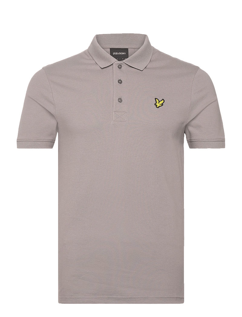 Lyle & Scott - Plain Polo Shirt - lyhythihaiset - y043 gull grey - 0