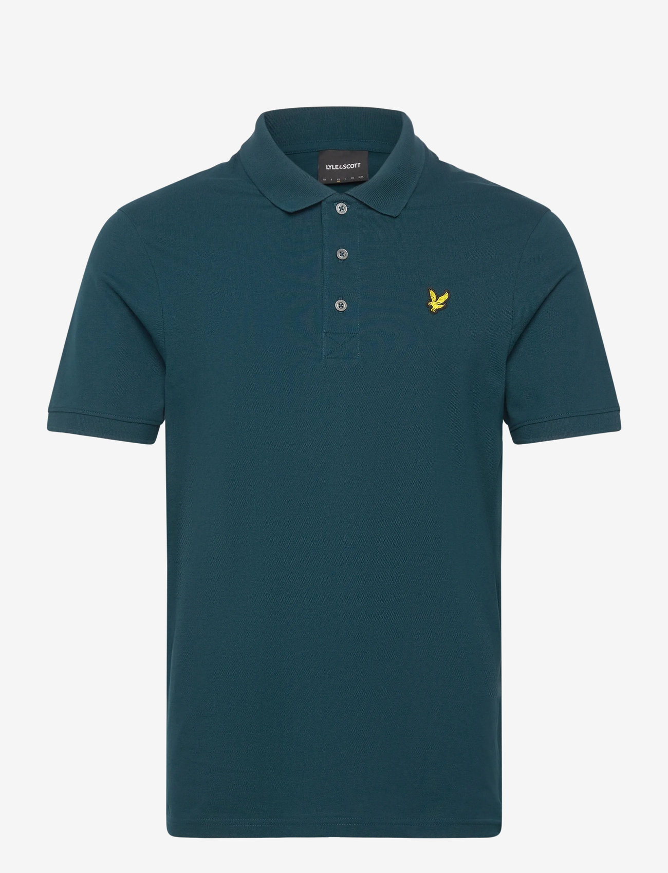 Lyle & Scott - Plain Polo Shirt - kortärmade pikéer - y066 rich teal - 1