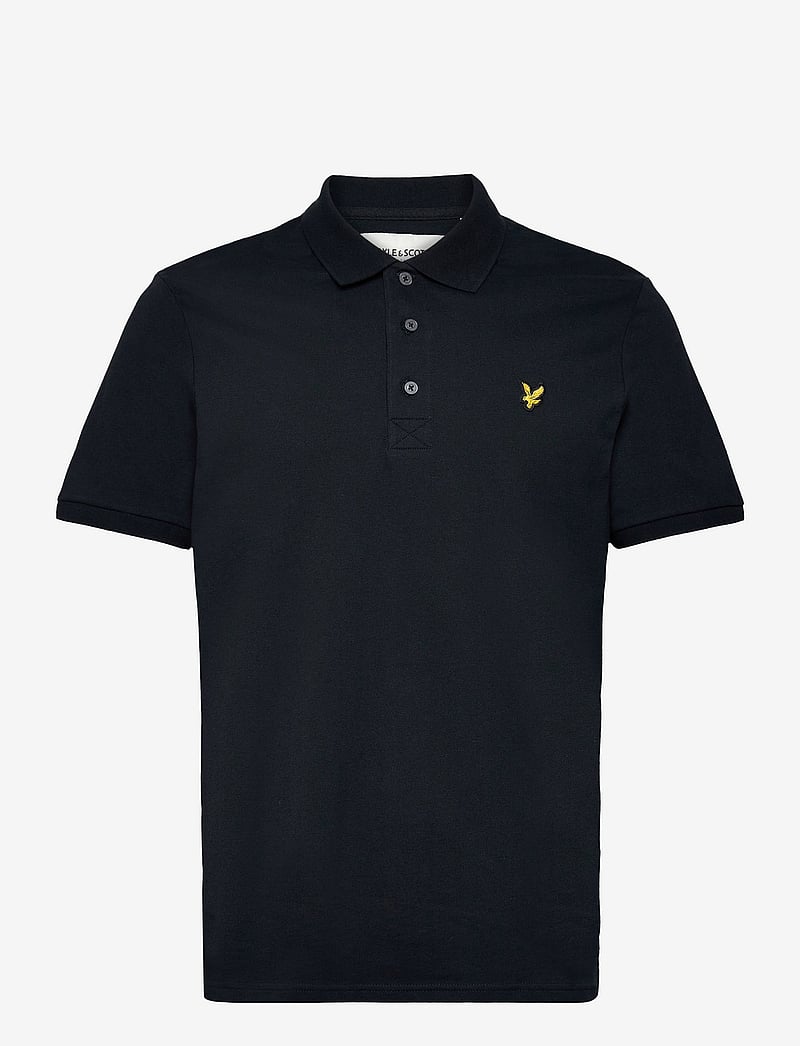 Lyle & Scott - Plain Polo Shirt - kortærmede poloer - z271 dark navy - 1