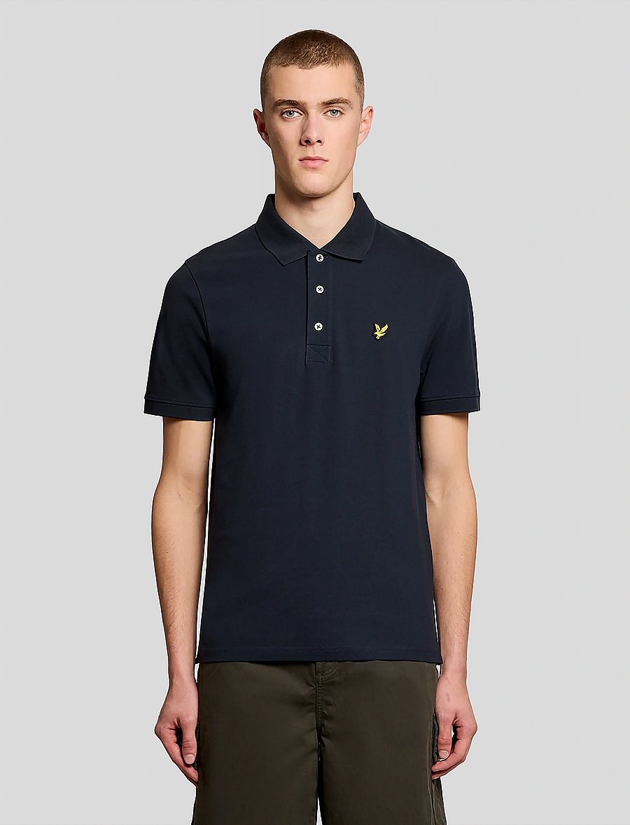 Lyle & Scott - Plain Polo Shirt - kurzärmelig - z271 dark navy - 0