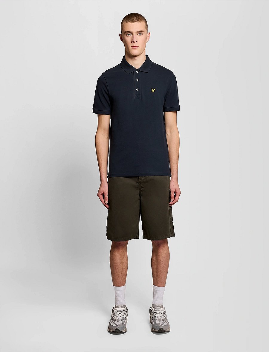 Lyle & Scott - Plain Polo Shirt - kurzärmelig - z271 dark navy - 4
