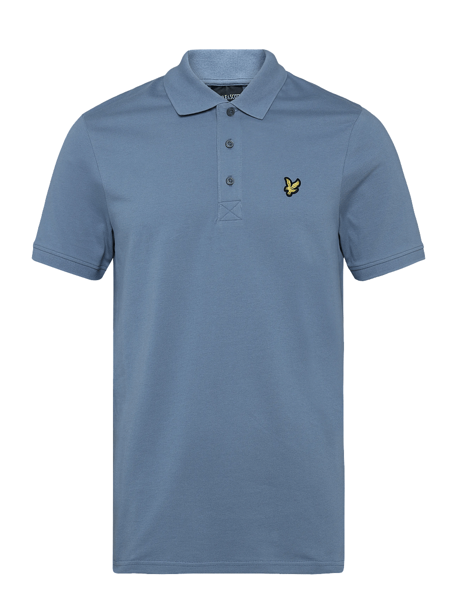 Lyle & Scott - Plain Polo Shirt - kurzärmelig - power blue - 1