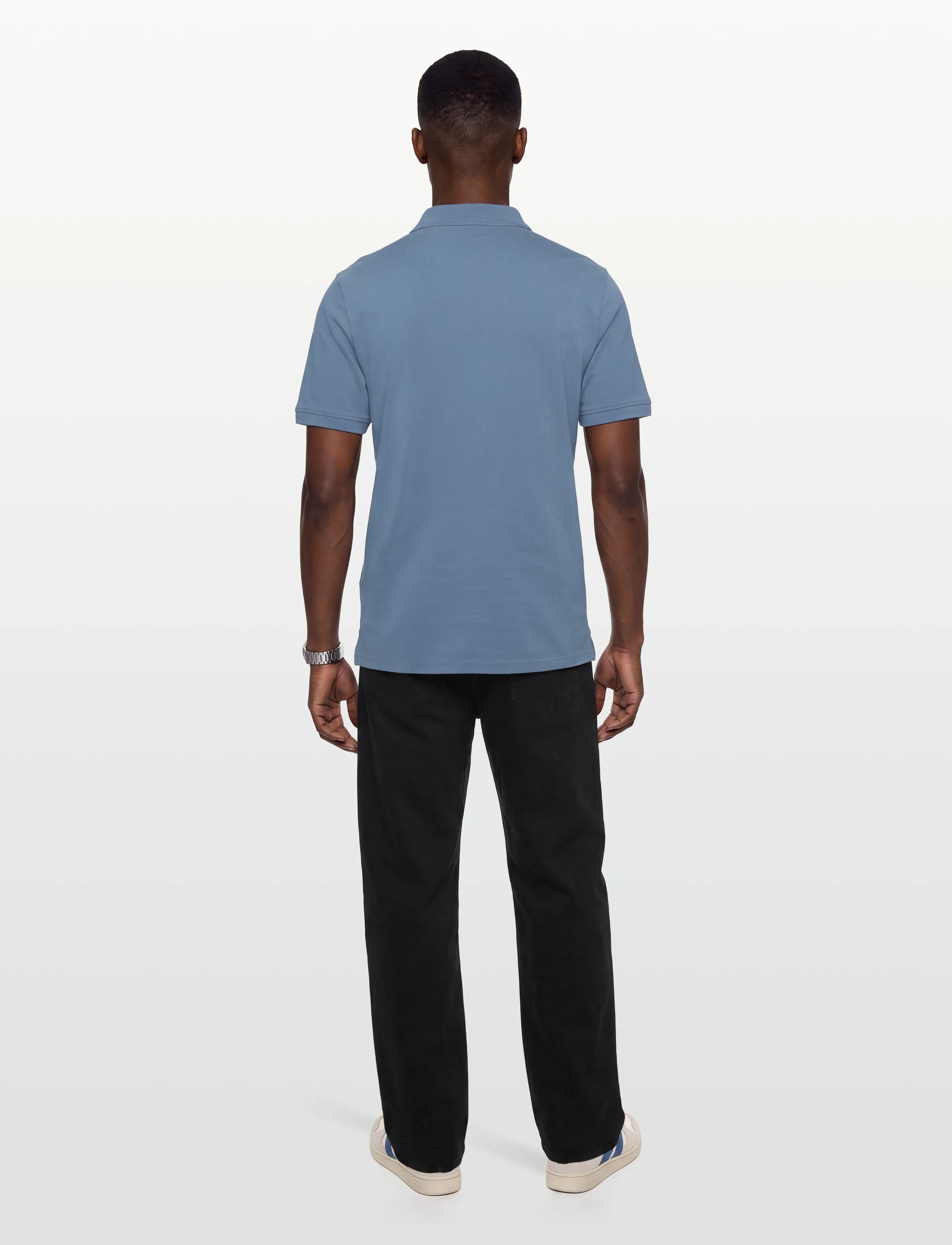 Lyle & Scott - Plain Polo Shirt - kortärmade pikéer - power blue - 4