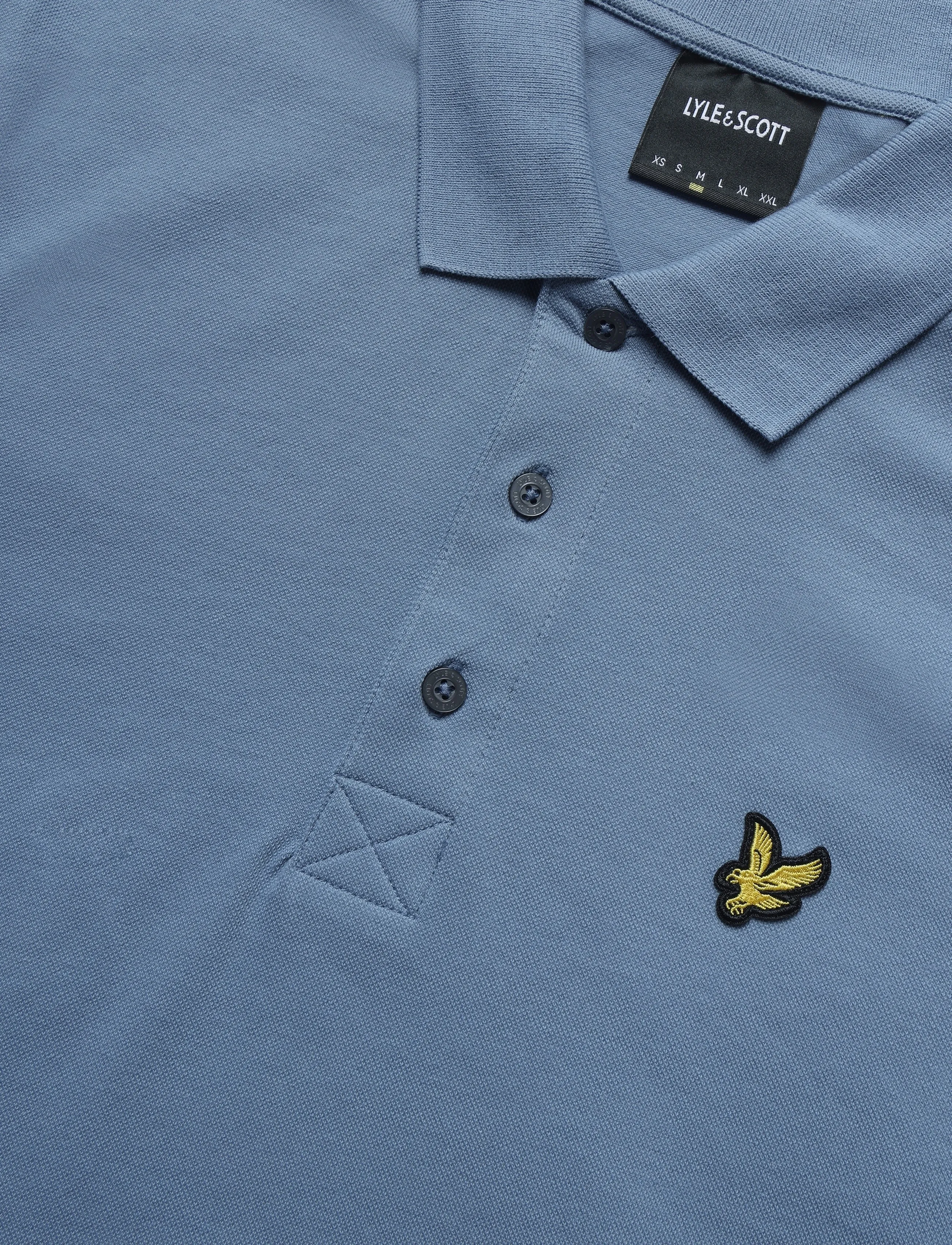 Lyle & Scott - Plain Polo Shirt - short-sleeved polos - power blue - 2