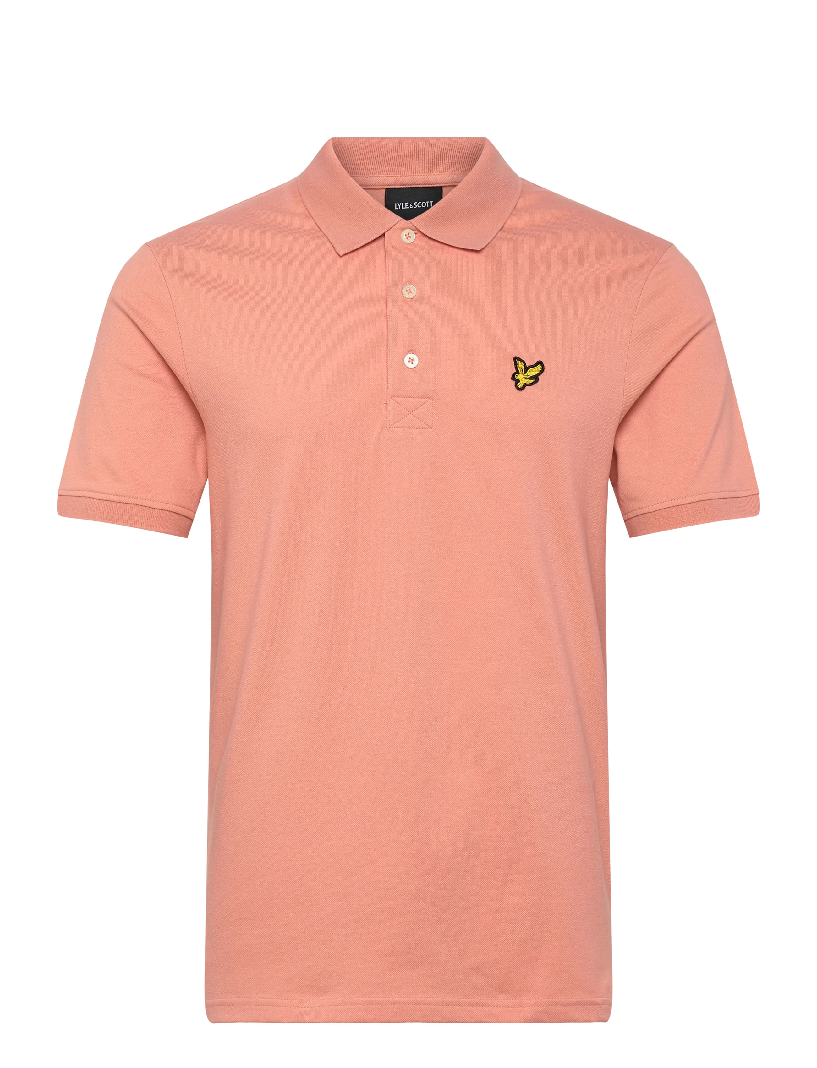 Lyle & Scott Plain Polo Shirt - Lyle & Scott - TERRACOTTA POT / coral