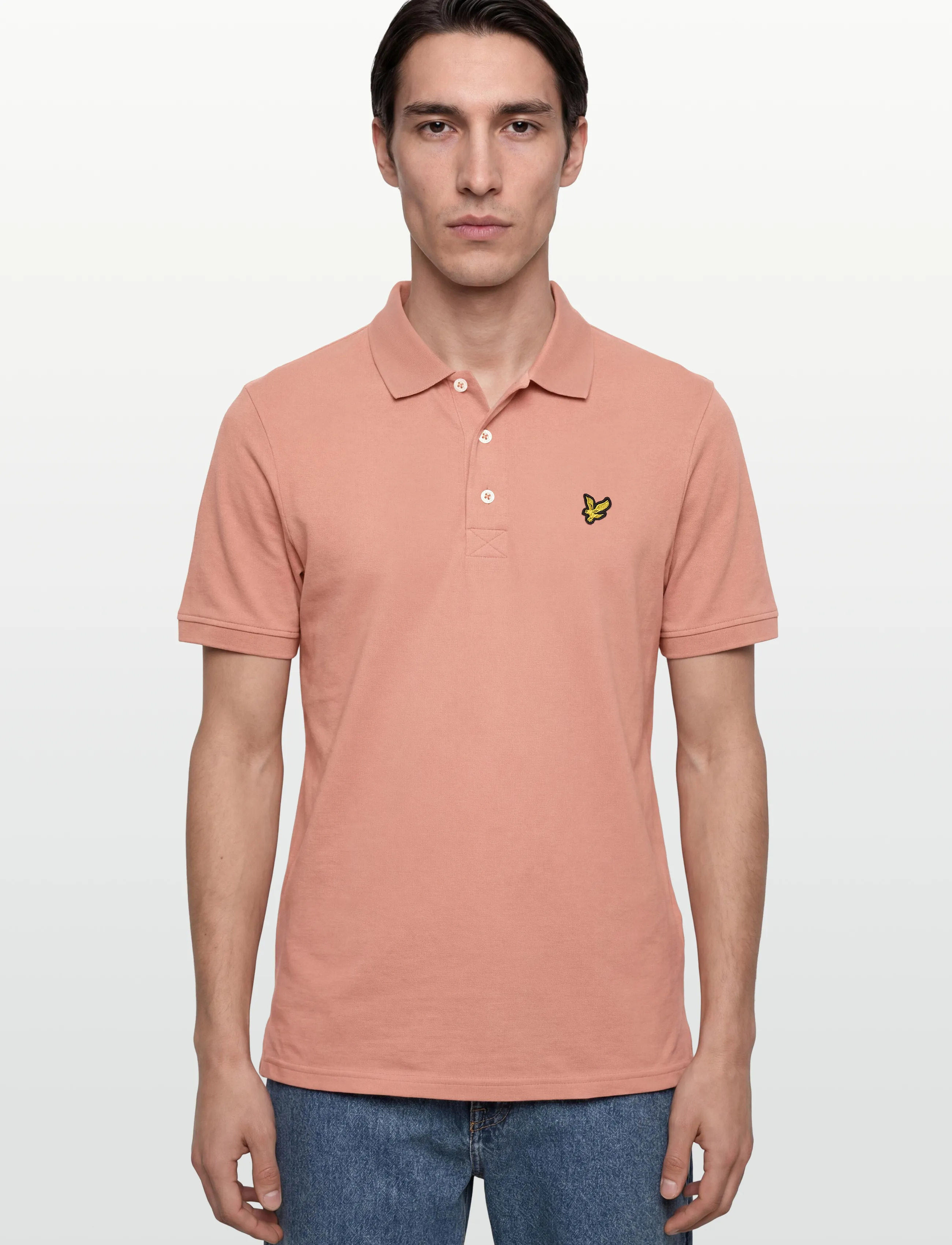Lyle & Scott - Plain Polo Shirt - kurzärmelig - terracotta pot - 3
