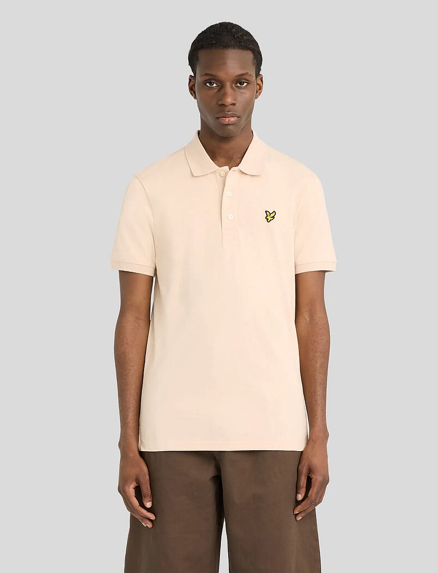 Lyle & Scott - Plain Polo Shirt - lühikeste varrukatega polod - walnut beige - 0
