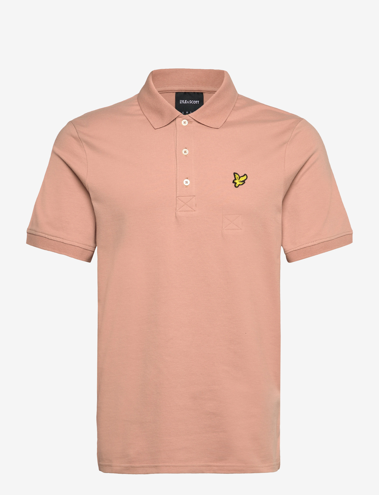 Lyle & Scott - Plain Polo Shirt - kortærmede poloer - y121 barley - 1