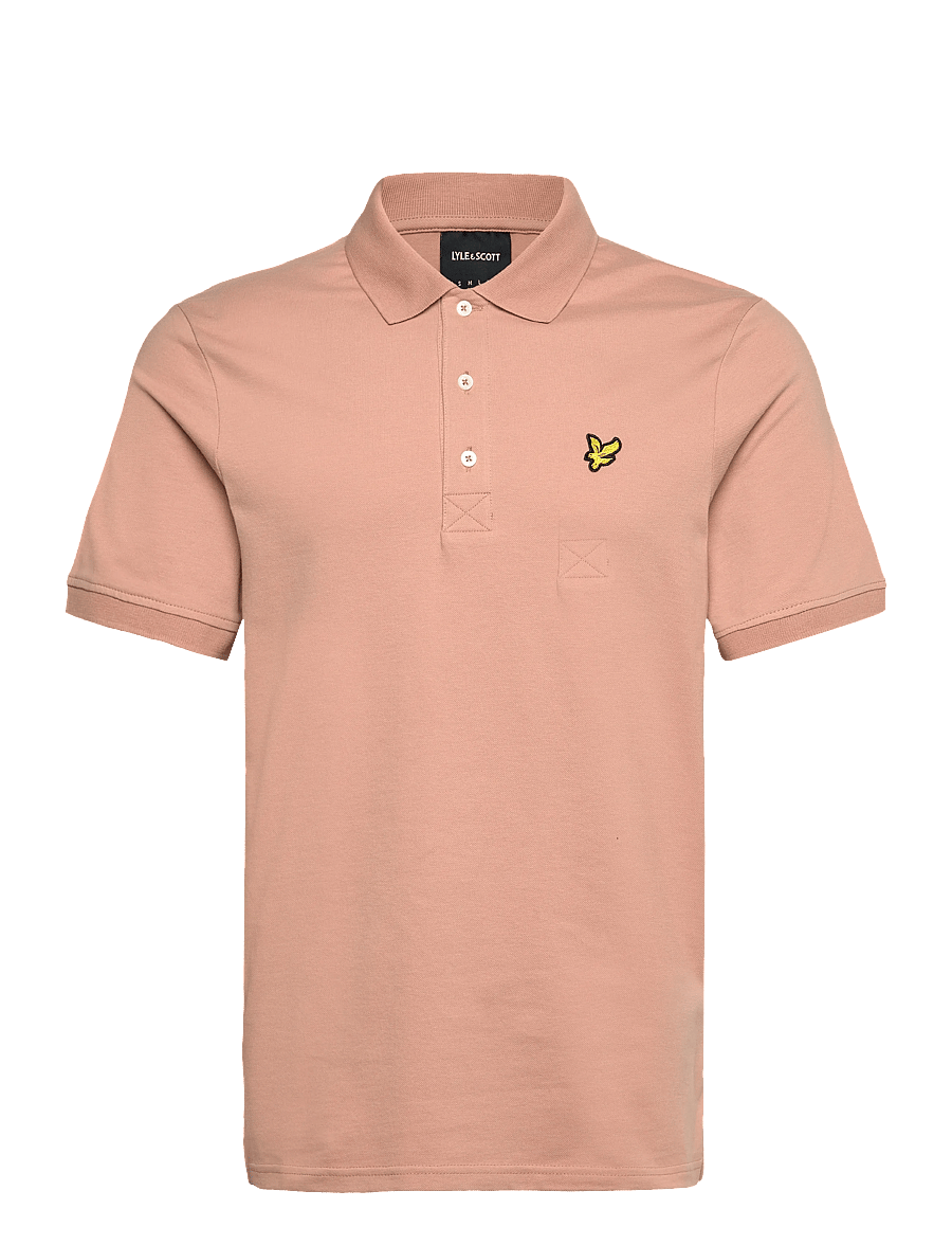 Lyle & Scott - Plain Polo Shirt - lühikeste varrukatega polod - y121 barley - 1