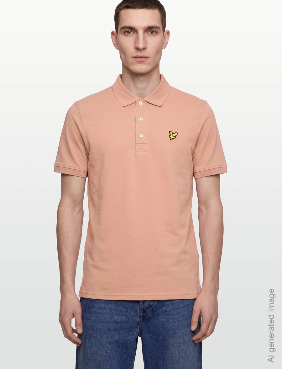 Lyle & Scott - Plain Polo Shirt - lühikeste varrukatega polod - y121 barley - 3