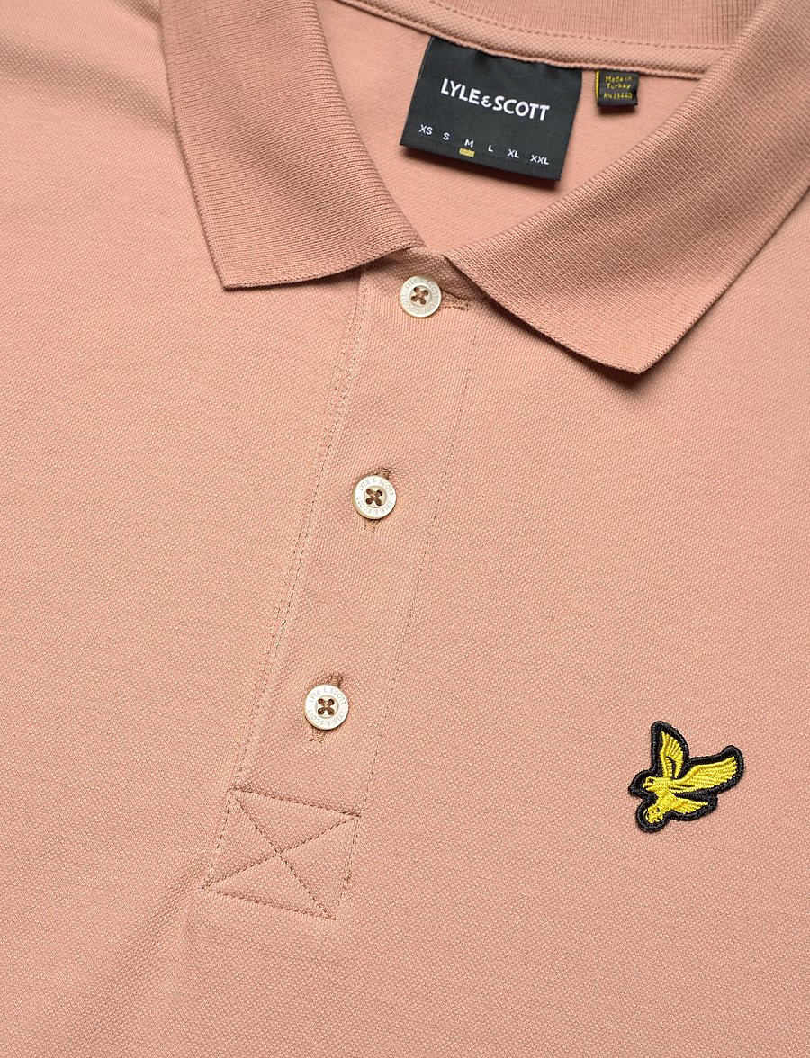 Lyle & Scott - Plain Polo Shirt - lühikeste varrukatega polod - y121 barley - 5