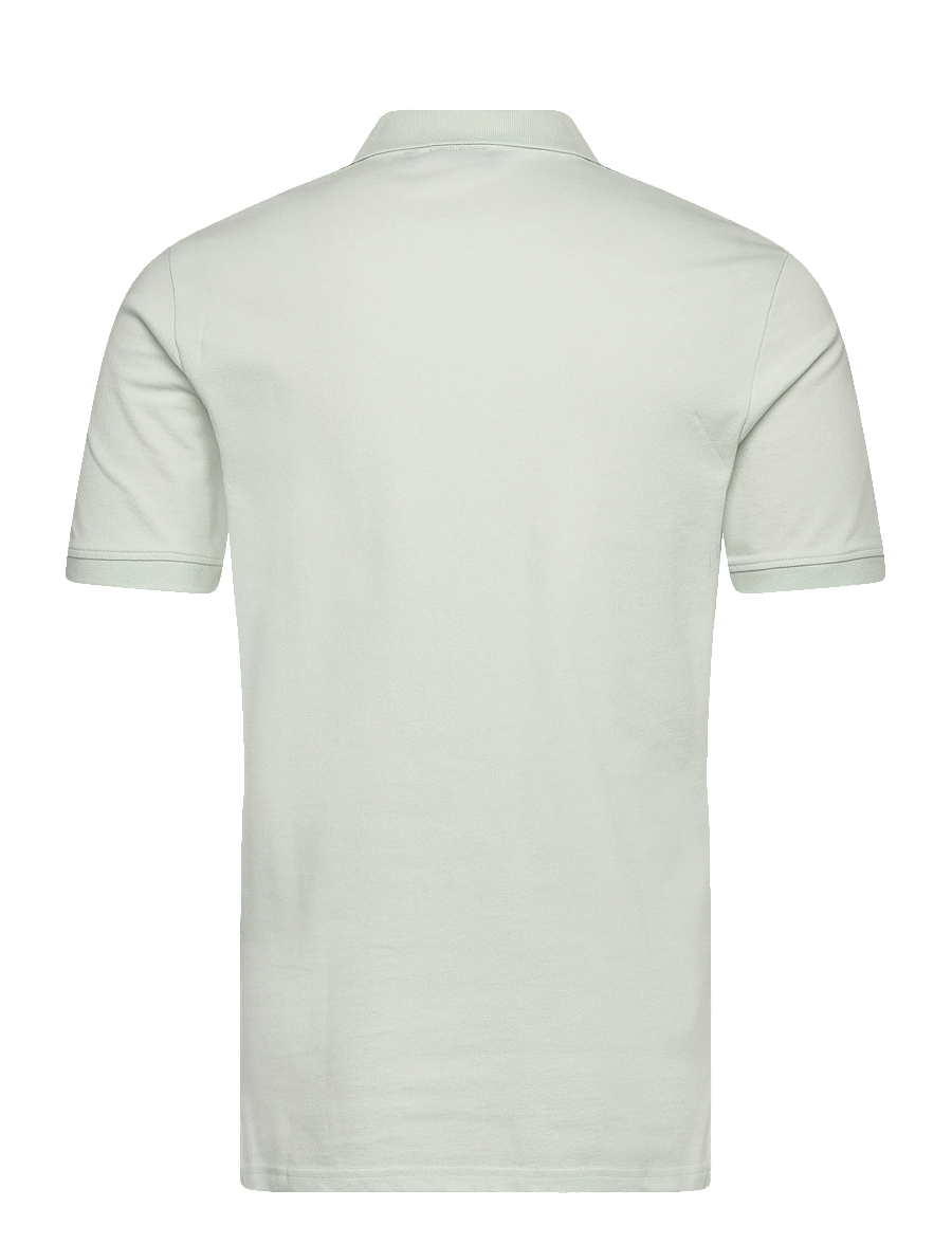 Lyle & Scott - Plain Polo Shirt - kortærmede poloer - y124 blue ice - 2