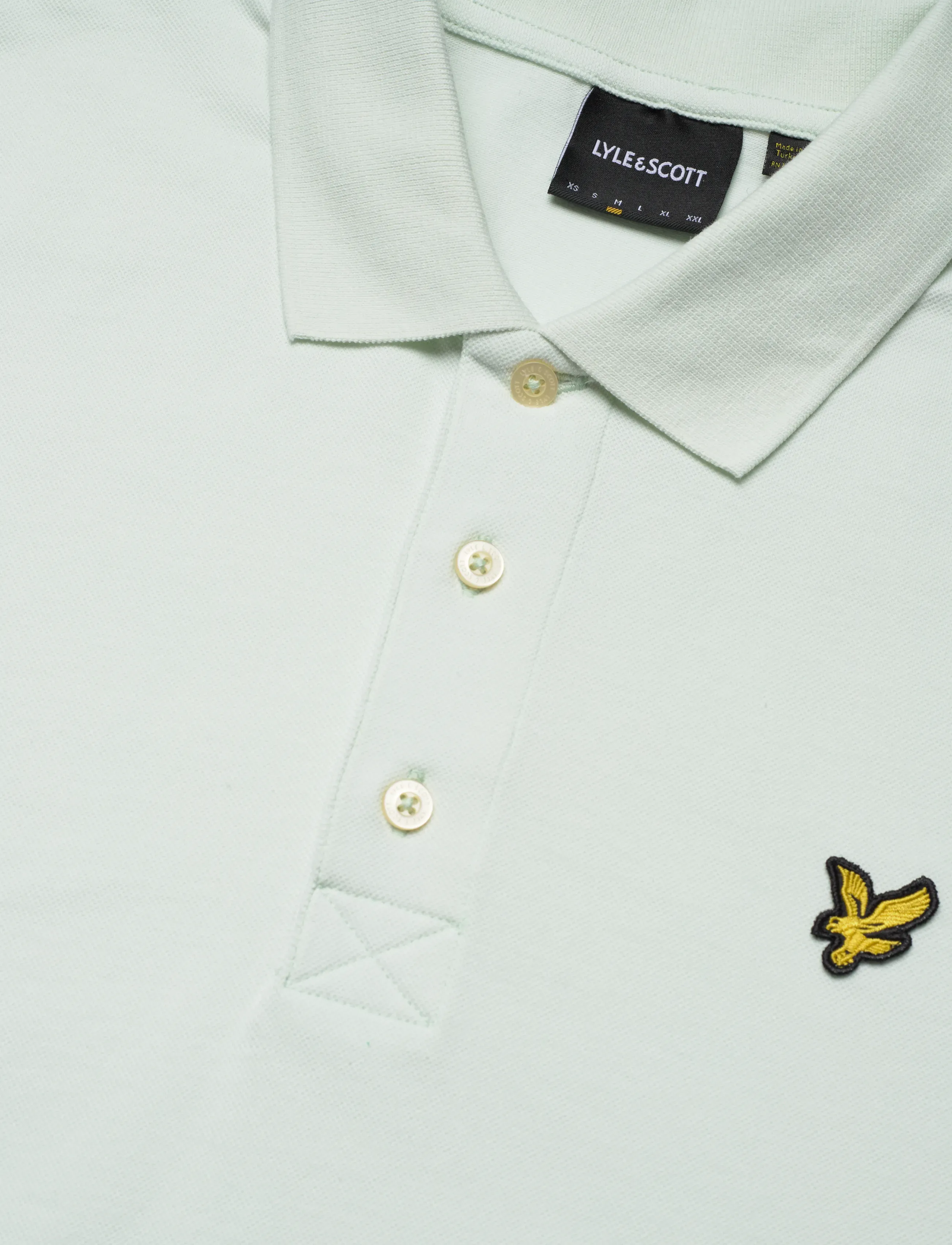 Lyle & Scott - Plain Polo Shirt - kurzärmelig - y124 blue ice - 5