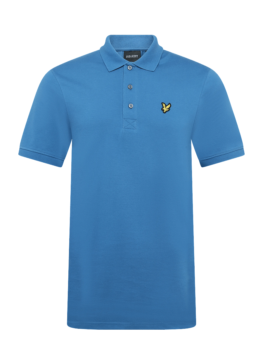 Lyle & Scott - Plain Polo Shirt - lühikeste varrukatega polod - yale blue - 1