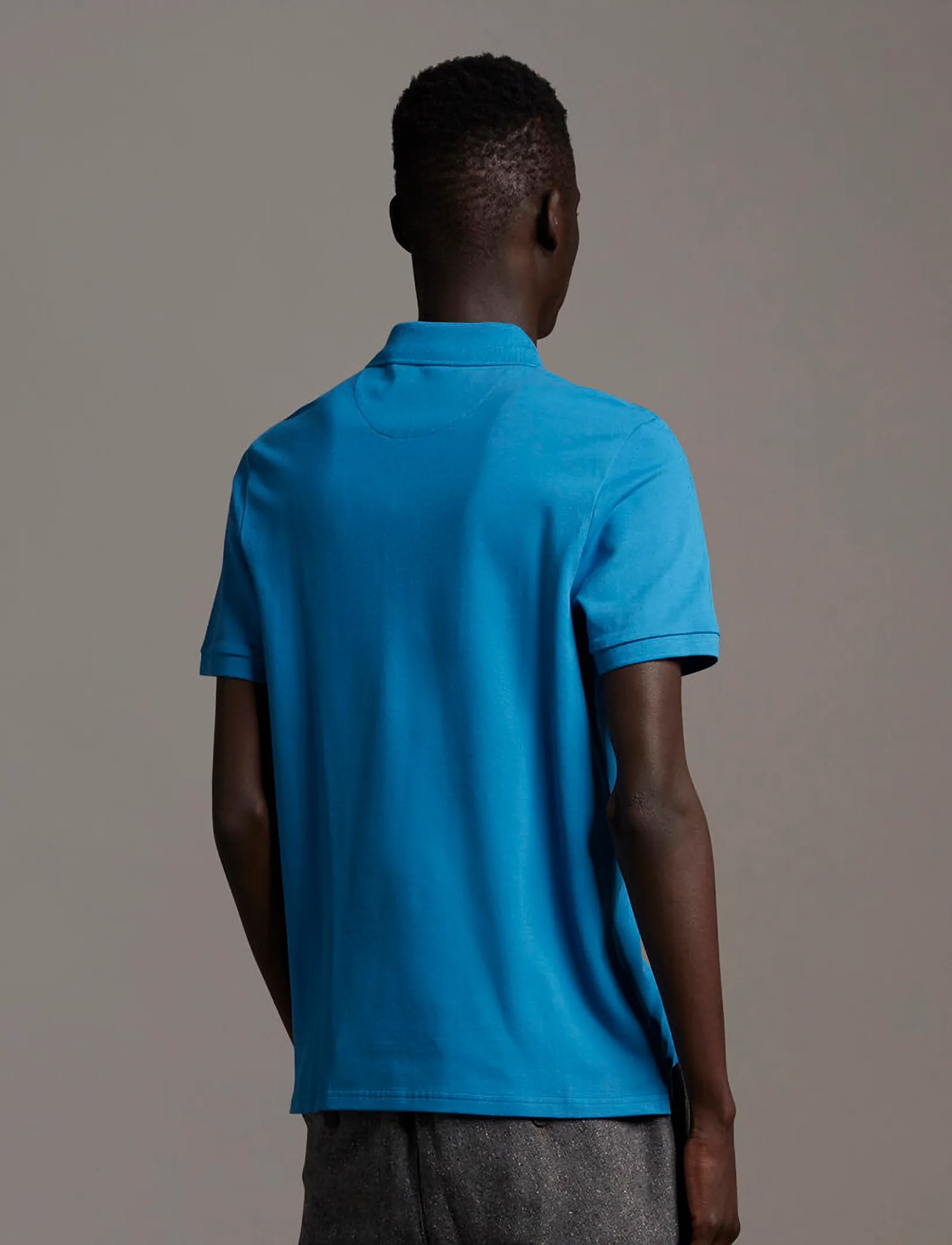 Lyle & Scott - Plain Polo Shirt - lühikeste varrukatega polod - yale blue - 3