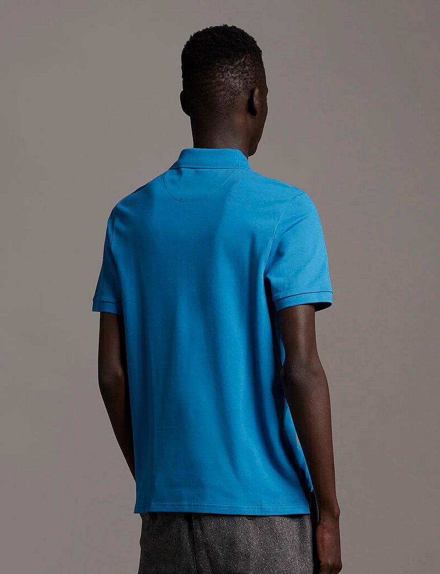 Lyle & Scott - Plain Polo Shirt - lühikeste varrukatega polod - yale blue - 3