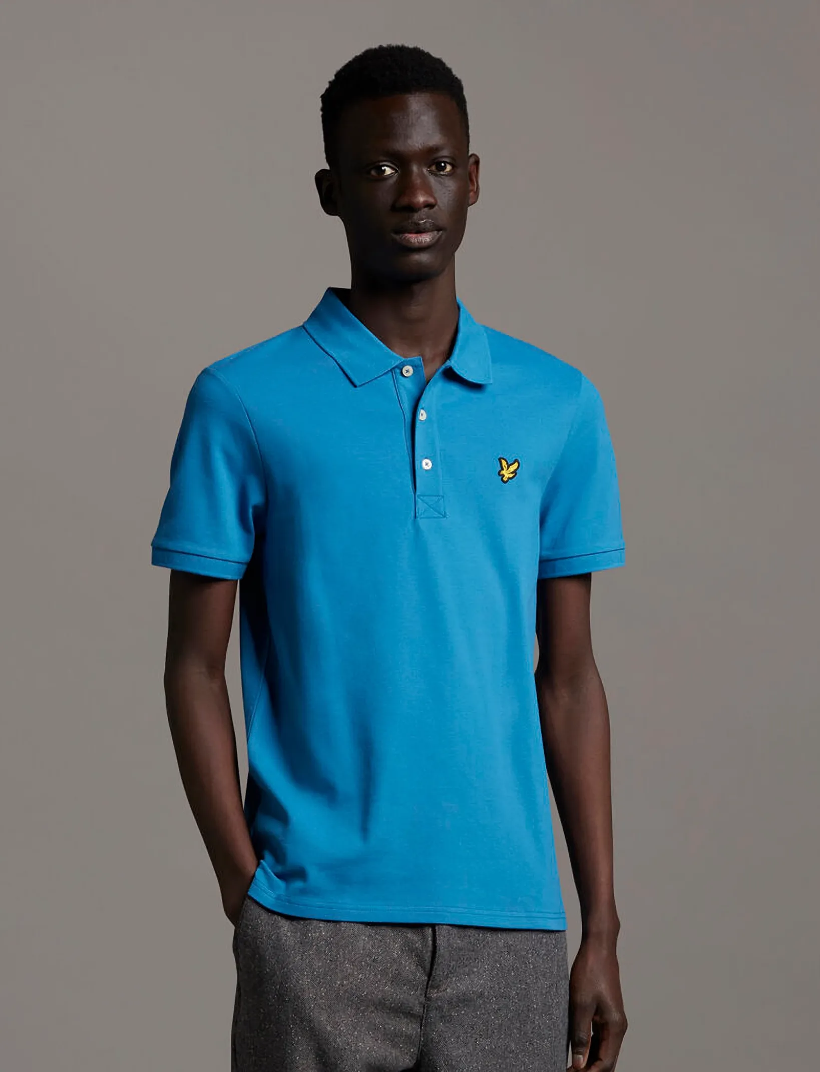 Lyle & Scott - Plain Polo Shirt - lühikeste varrukatega polod - yale blue - 5