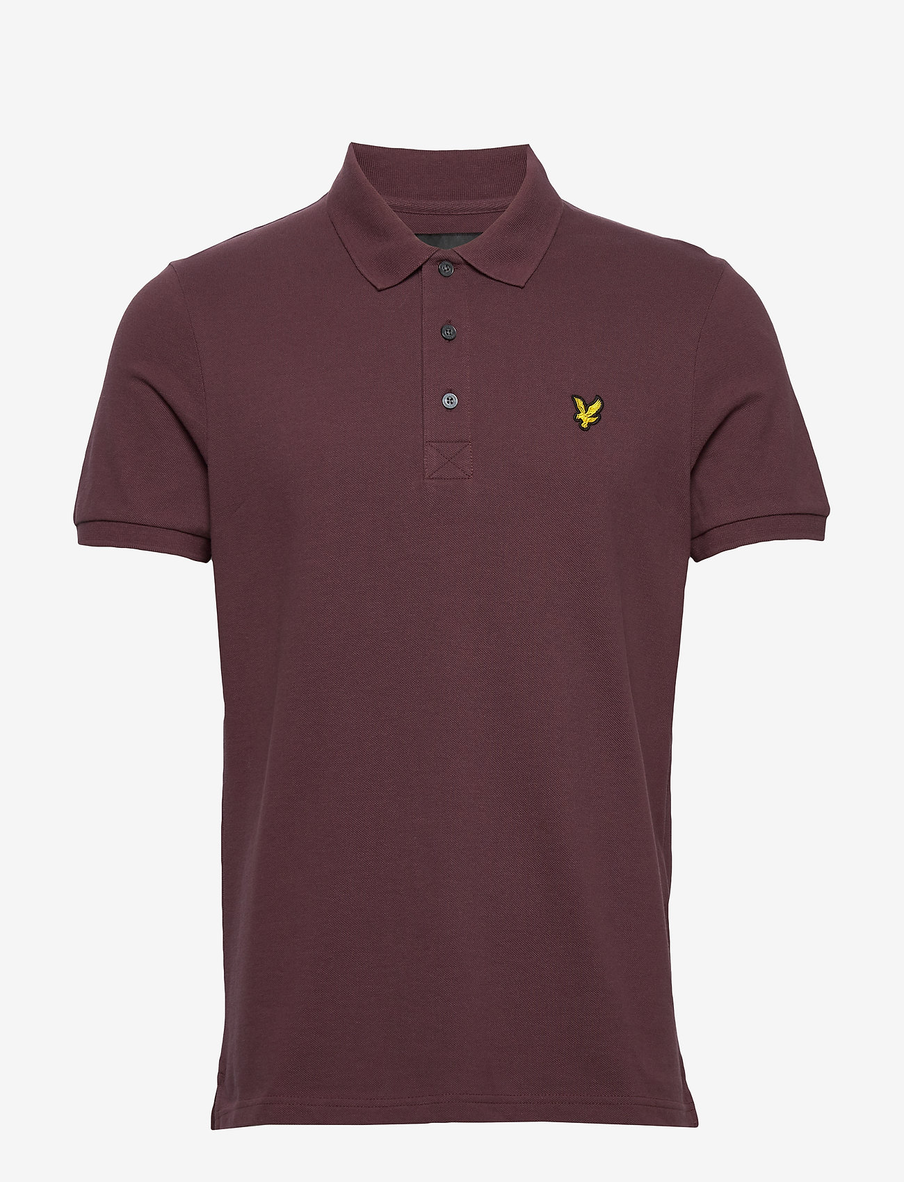 Lyle & Scott - Plain Polo Shirt - berry - 0