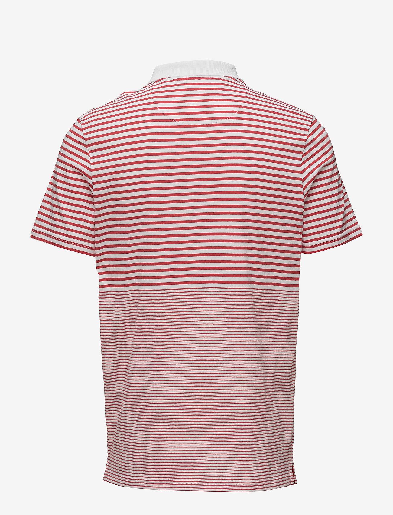 Lyle & Scott - Stripe Polo Shirt - poppy - 1