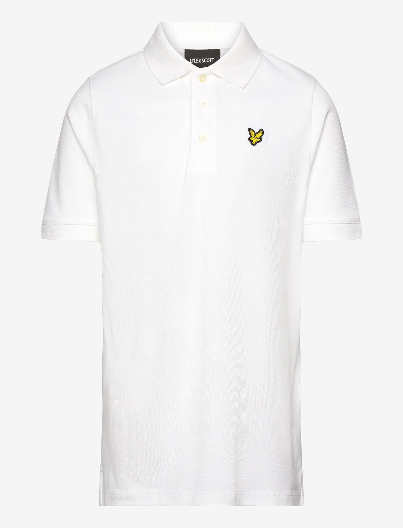 Lyle & Scott - Plain Polo Shirt - kortärmade pikéer - 626 white - 1