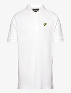 Plain Polo Shirt - 626 WHITE