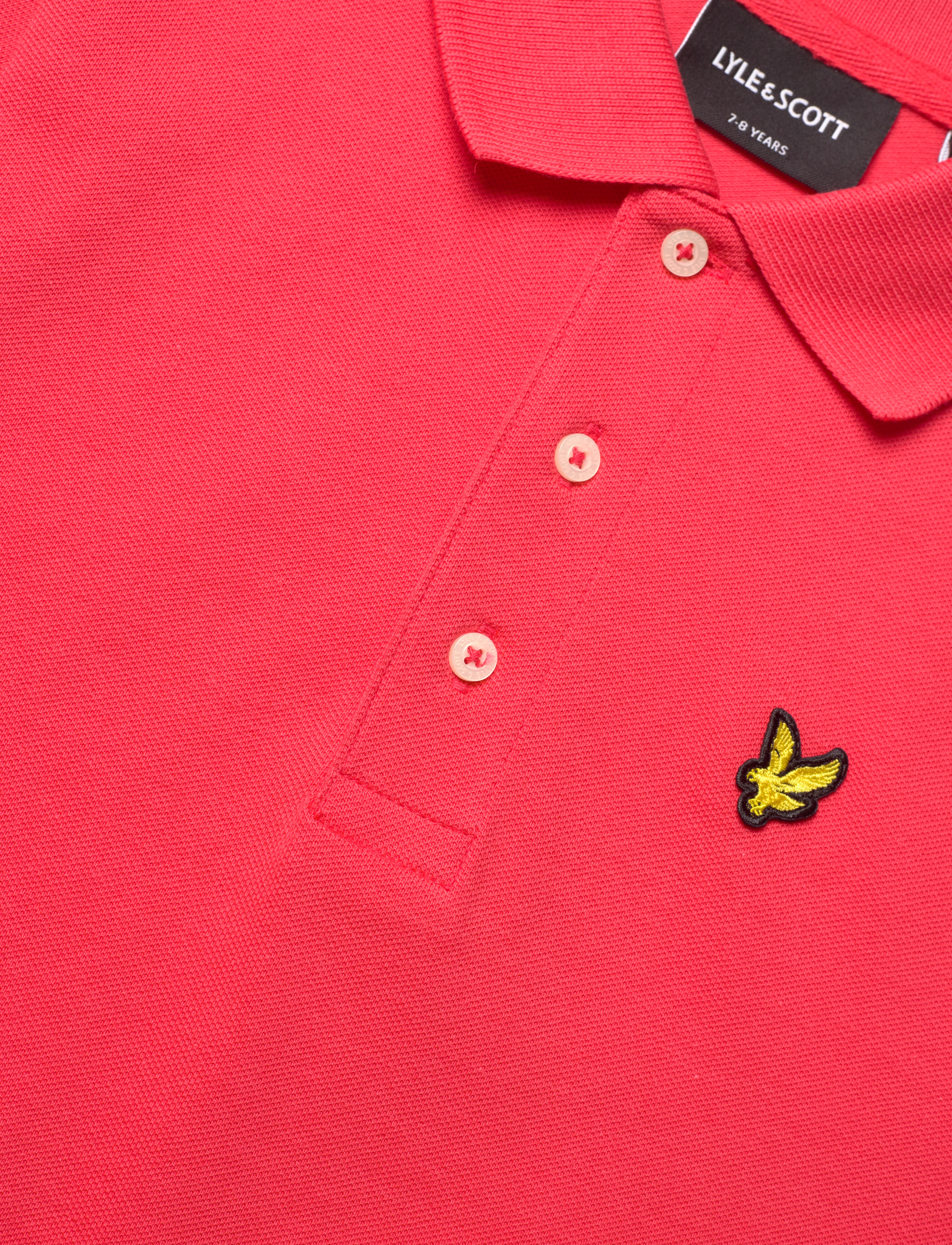 Lyle & Scott - Plain Polo Shirt - radical coral - 2