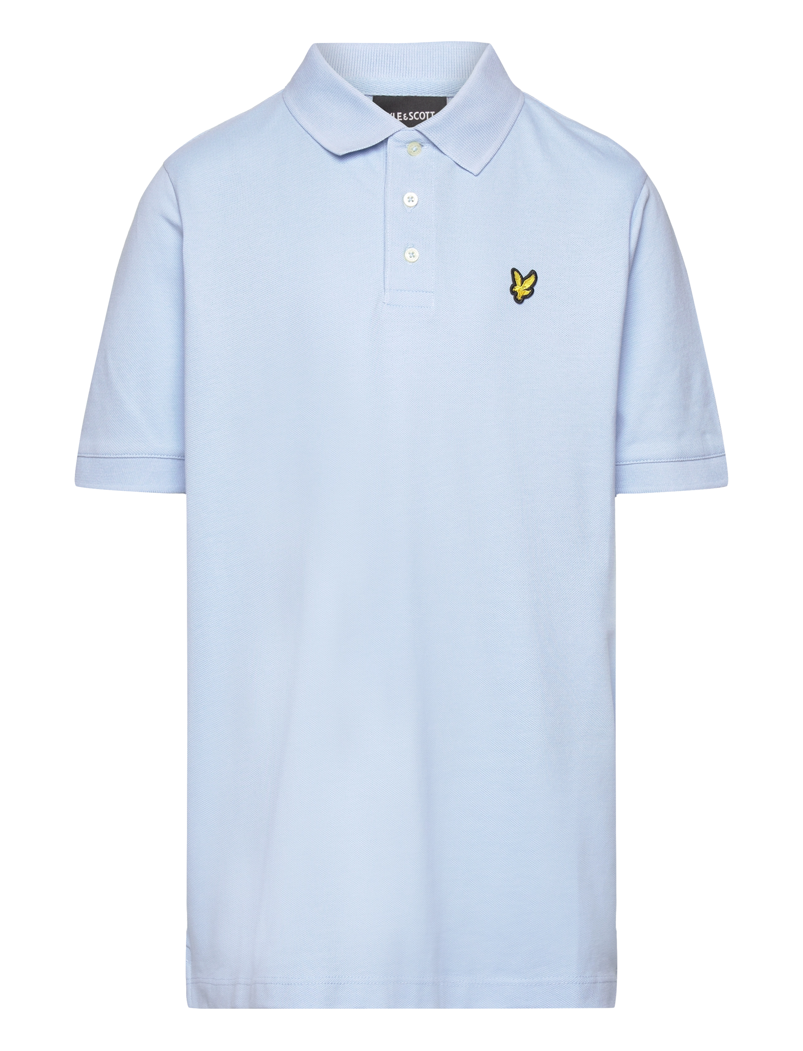 Plain Polo Shirt - W487 LIGHT BLUE