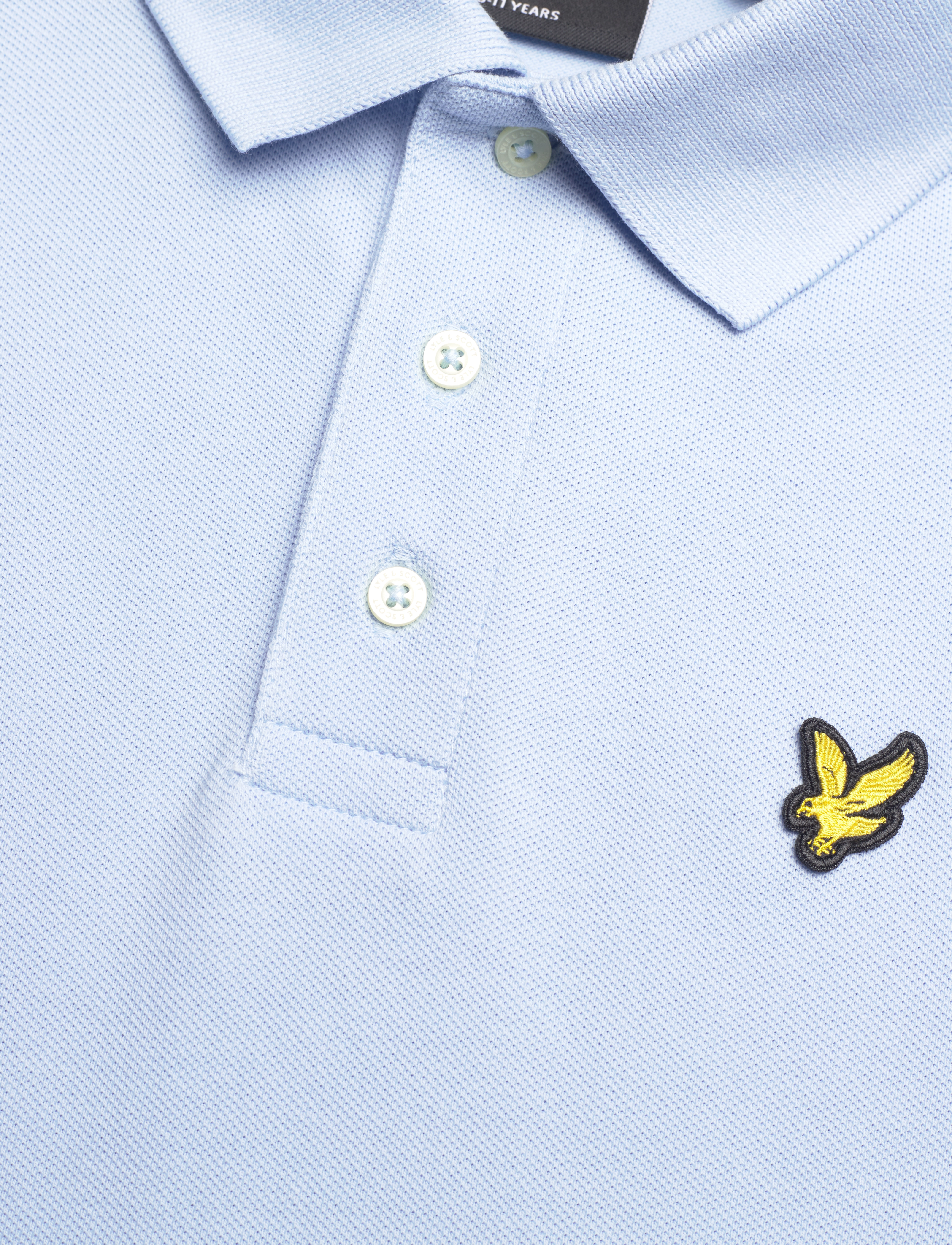 Lyle & Scott - Plain Polo Shirt - w487 light blue - 2
