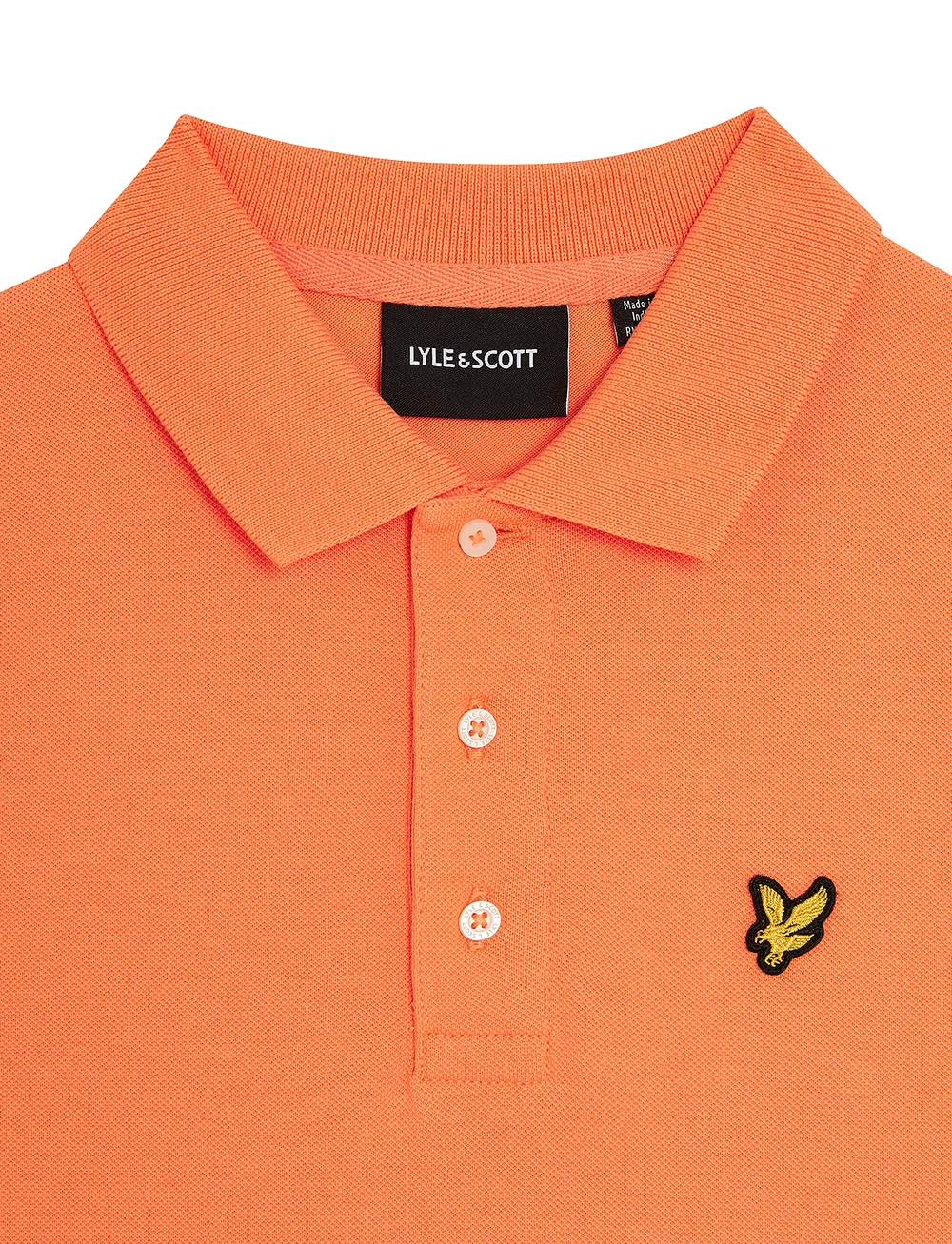 Lyle & Scott - Plain Polo Shirt - kurzärmelig - x573 kinetic orange - 2