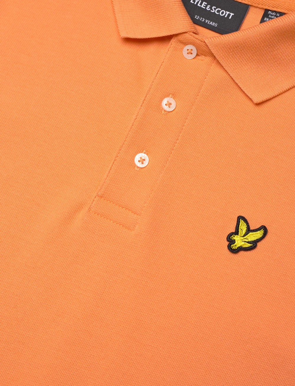 Lyle & Scott - Plain Polo Shirt - kurzärmelig - x573 kinetic orange - 4