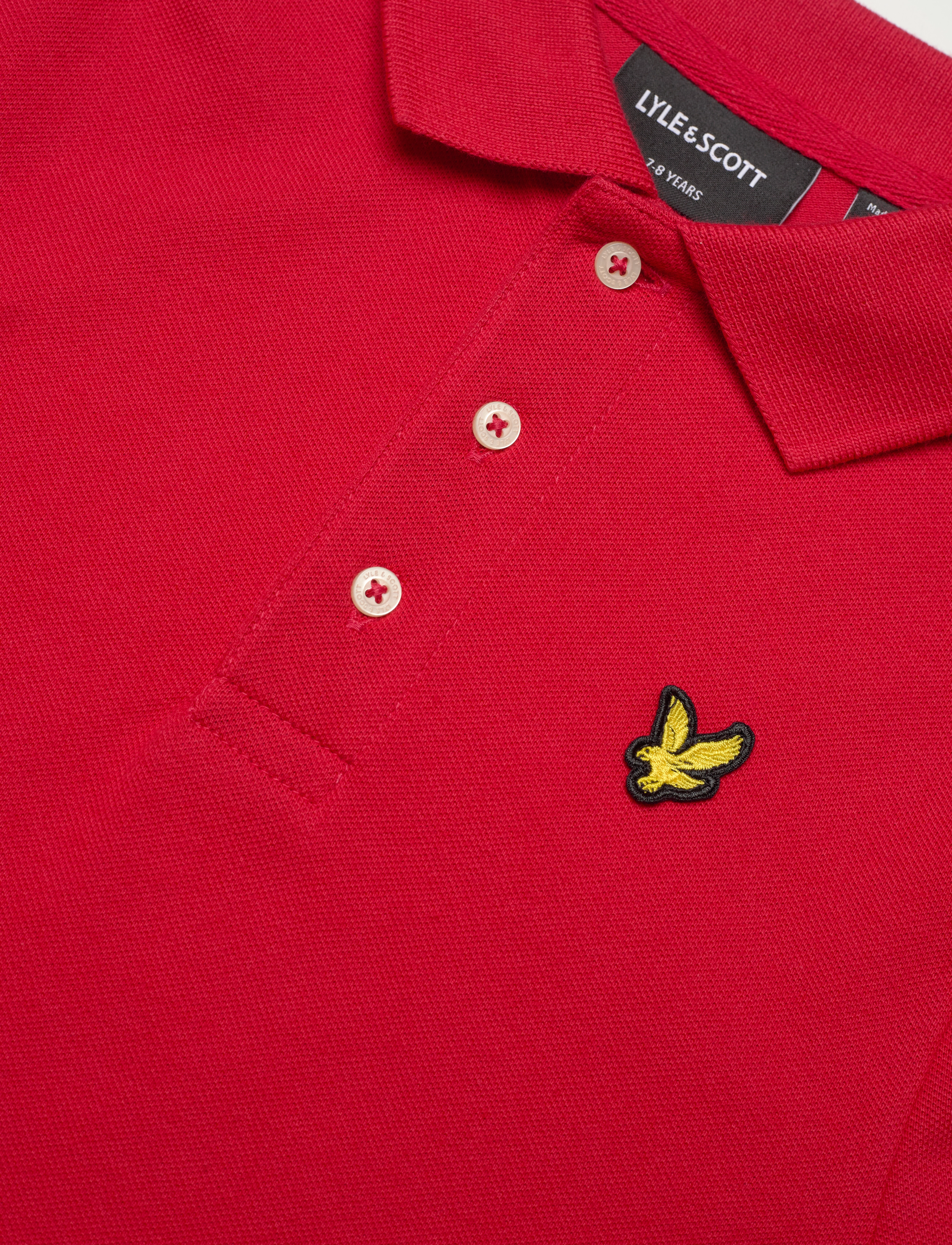 Lyle & Scott - Plain Polo Shirt - z799 gala red - 2