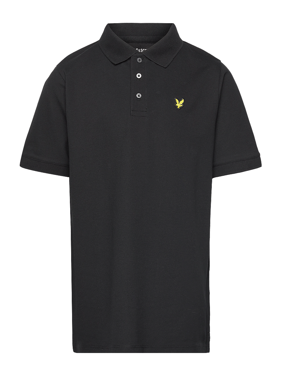 Lyle & Scott - Plain Polo Shirt - kurzärmelig - z865 jet black - 1