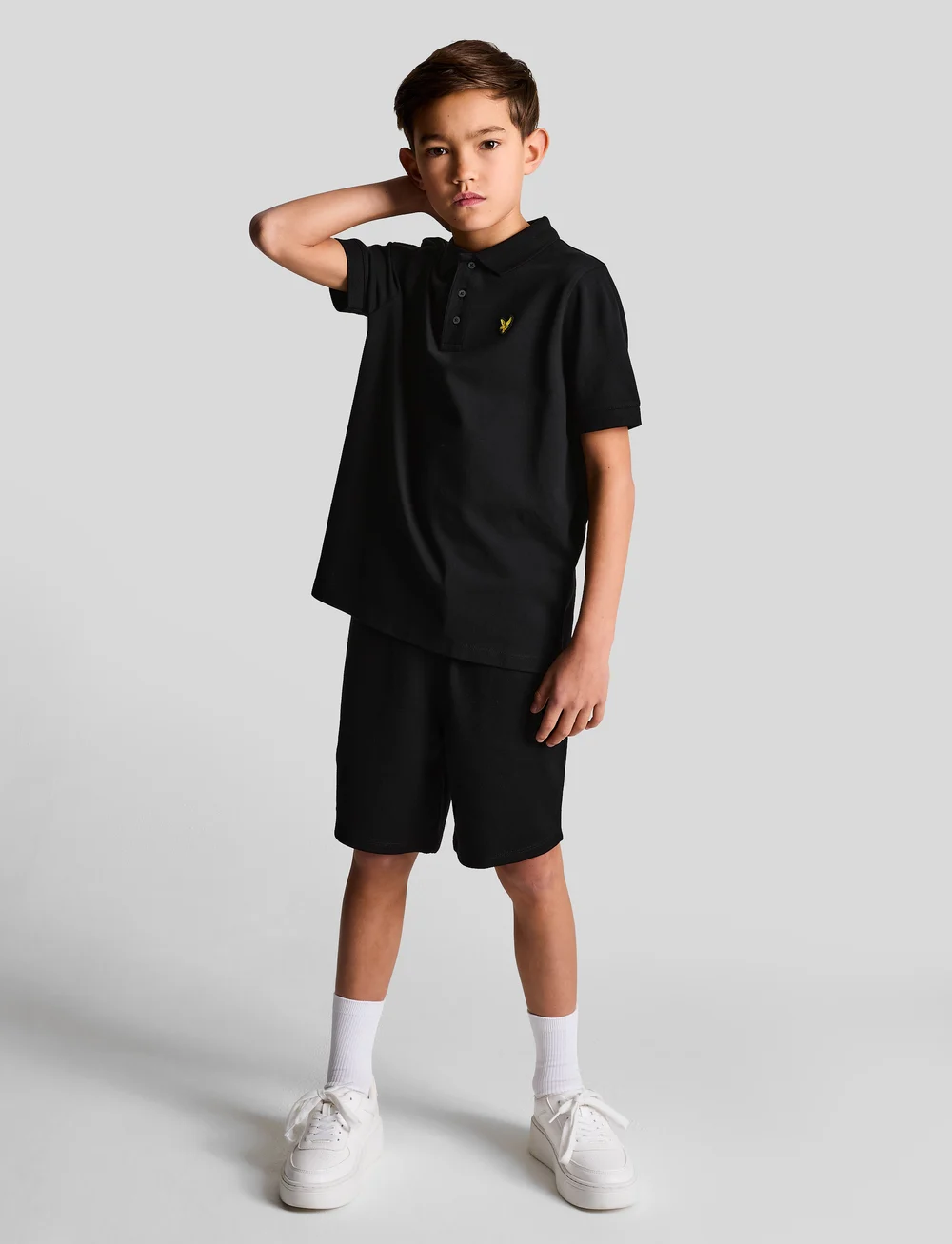 Lyle & Scott - Plain Polo Shirt - kurzärmelig - z865 jet black - 3