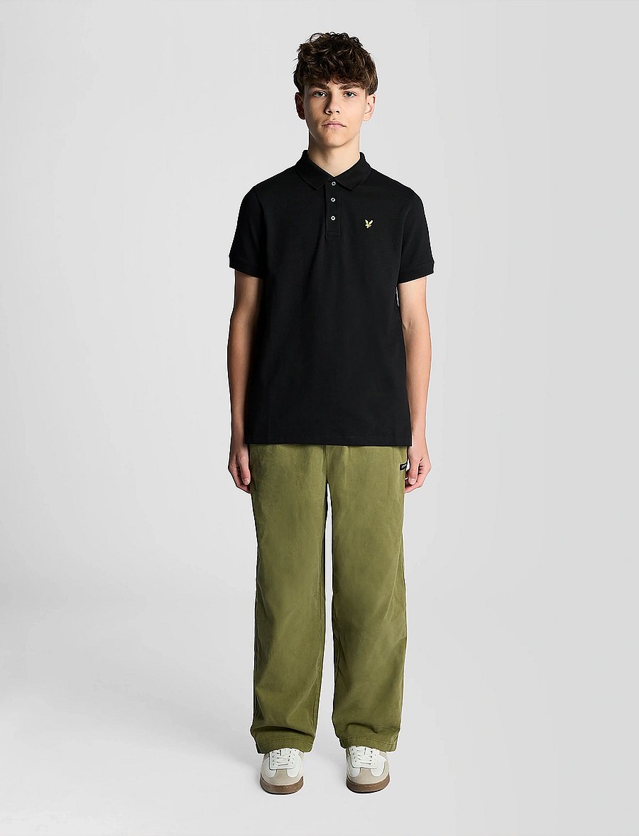 Lyle & Scott - Plain Polo Shirt - kurzärmelig - z865 jet black - 3