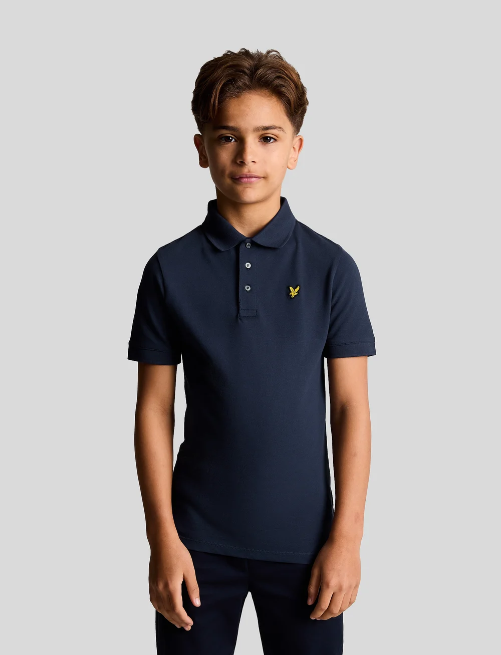 Lyle & Scott - Plain Polo Shirt - kurzärmelig - z99 navy - 0