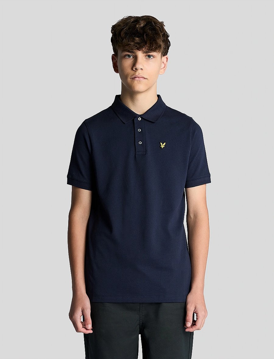 Lyle & Scott - Plain Polo Shirt - kurzärmelig - z99 navy - 0