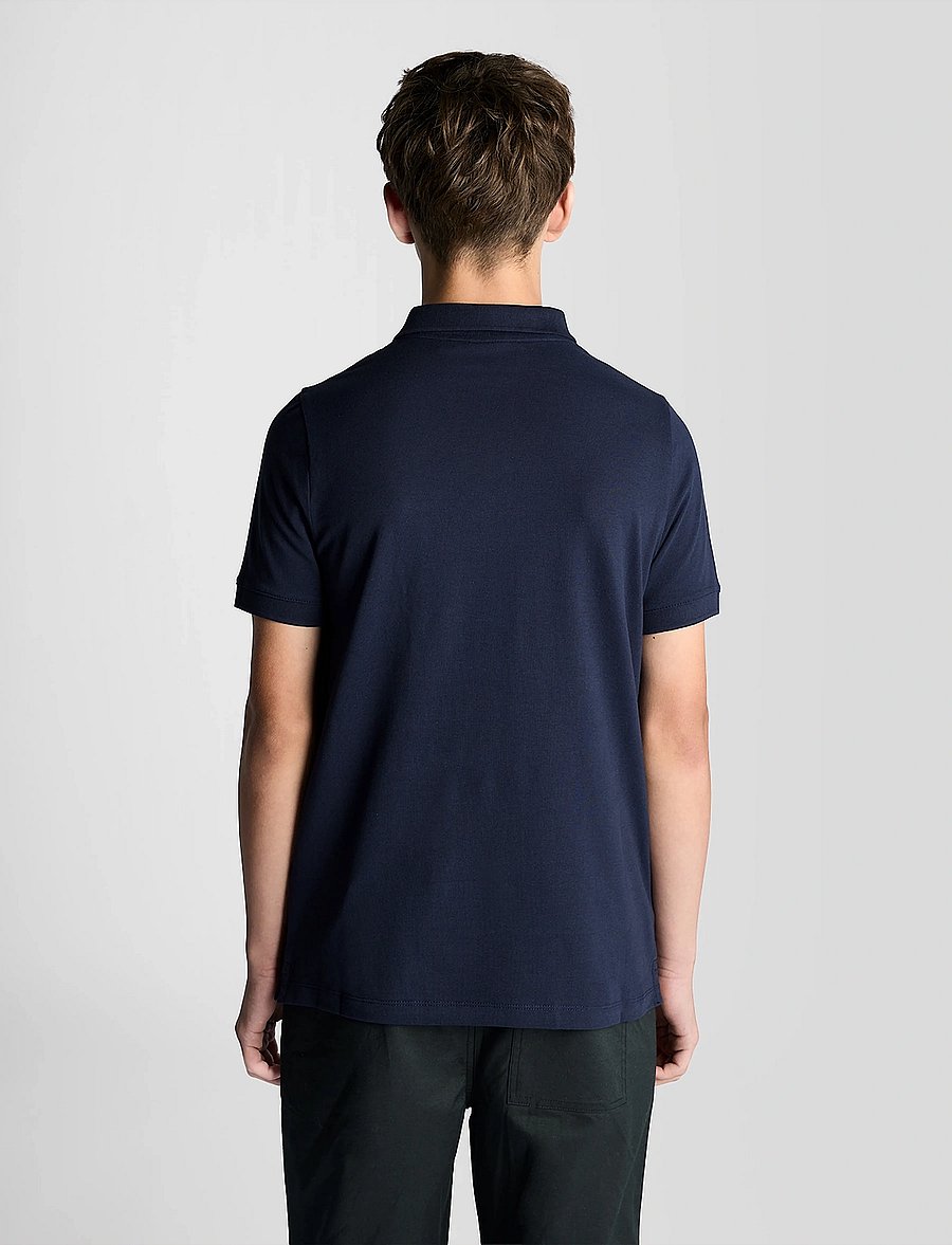 Lyle & Scott - Plain Polo Shirt - kurzärmelig - z99 navy - 4