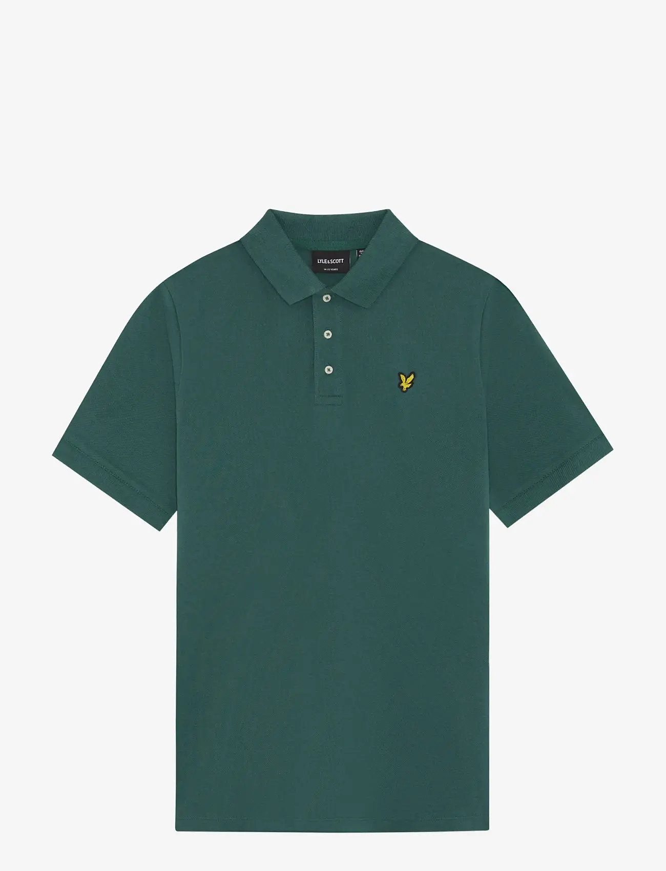 Lyle & Scott - Plain Polo Shirt - lühikeste varrukatega polod - w130 everglade - 1